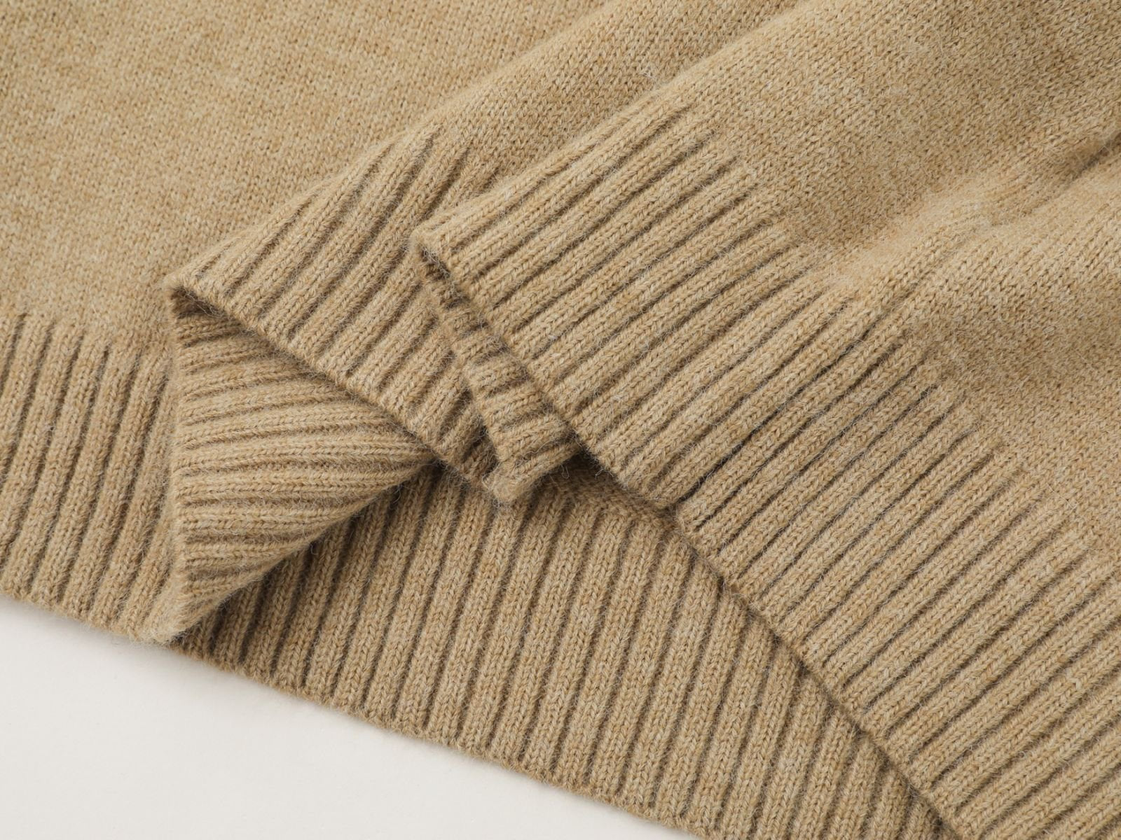 Winston | Dual-Collar Cable Knit Sweater
