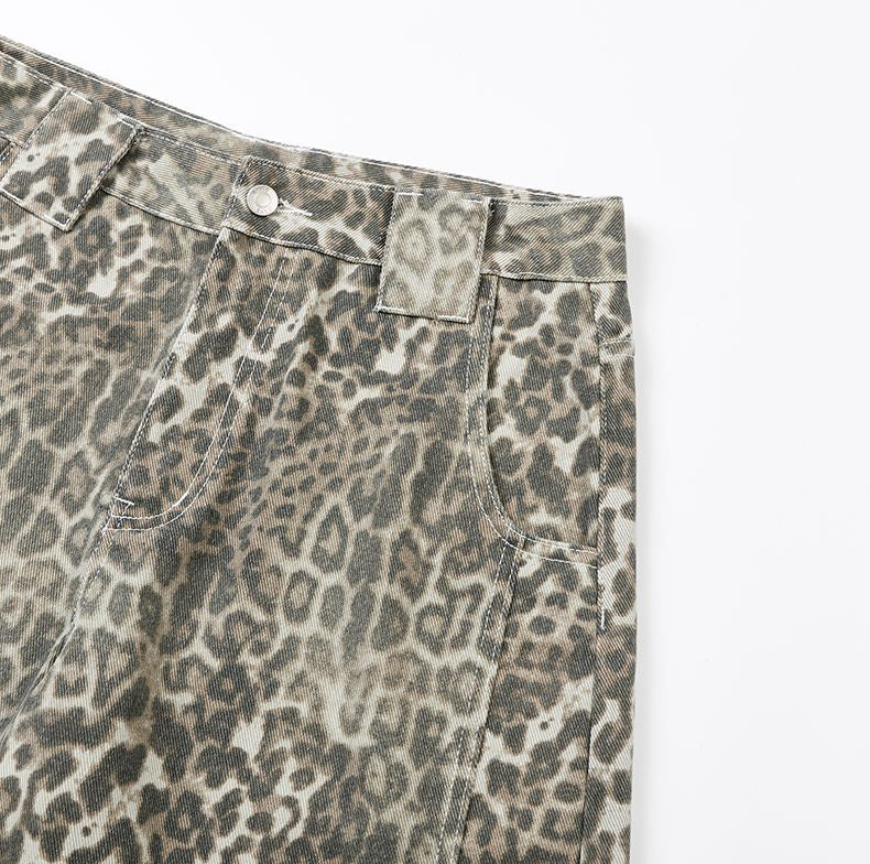 Starlight | Streetwear Star Print Denim Shorts