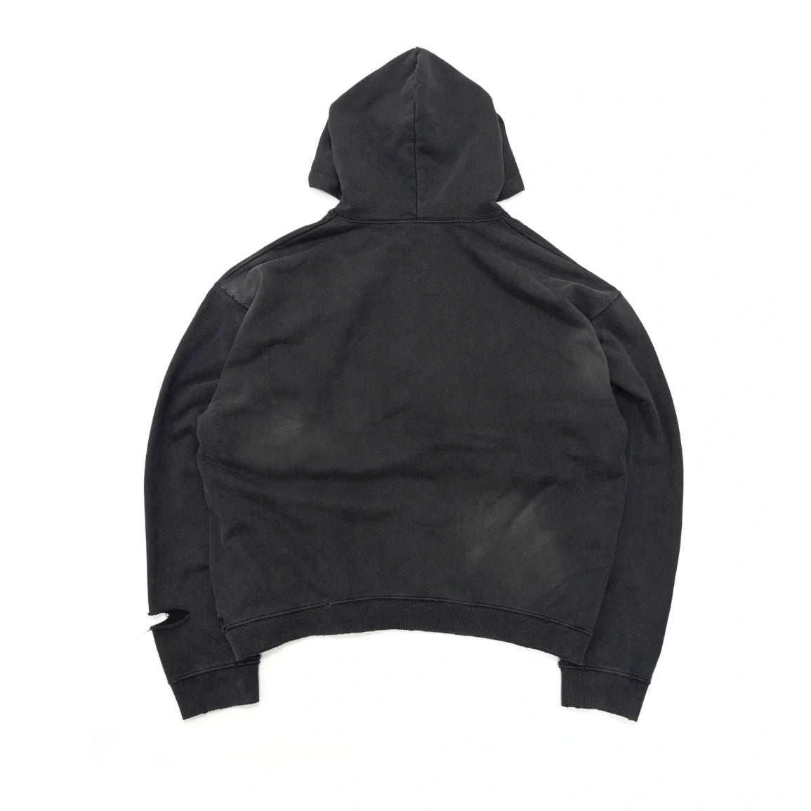 Distressed Washed Black | Archive Hoodie
