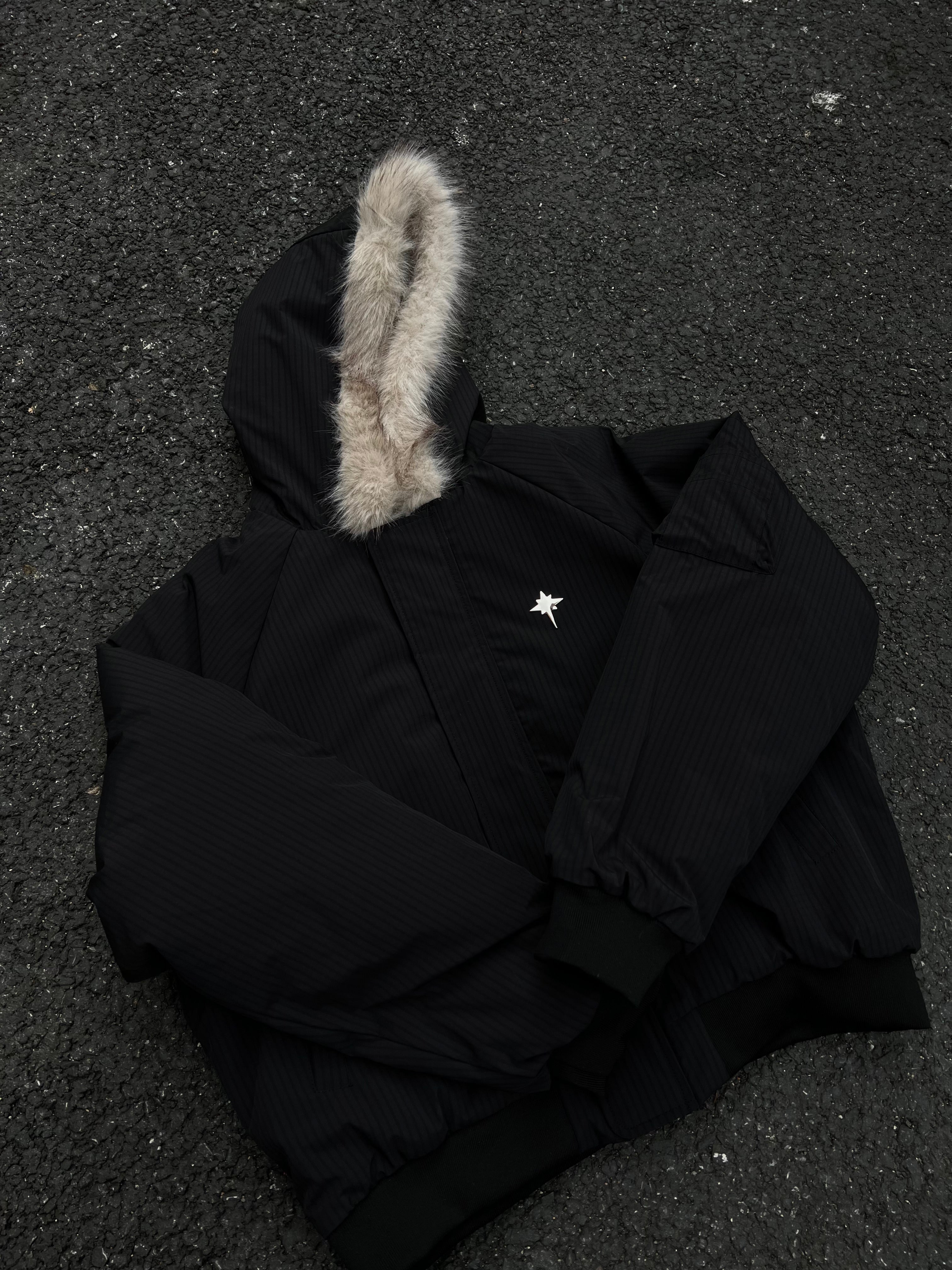 Star Rivets| Padded Bomber Jacket