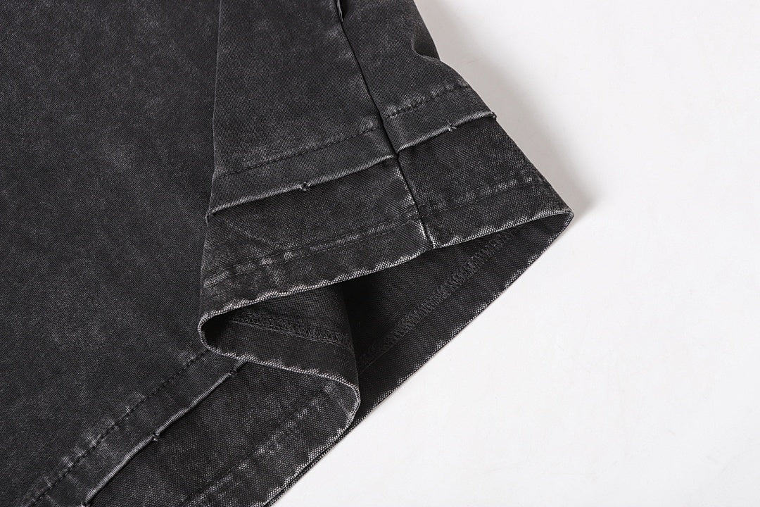 Exposed Seam Washed T Shirt