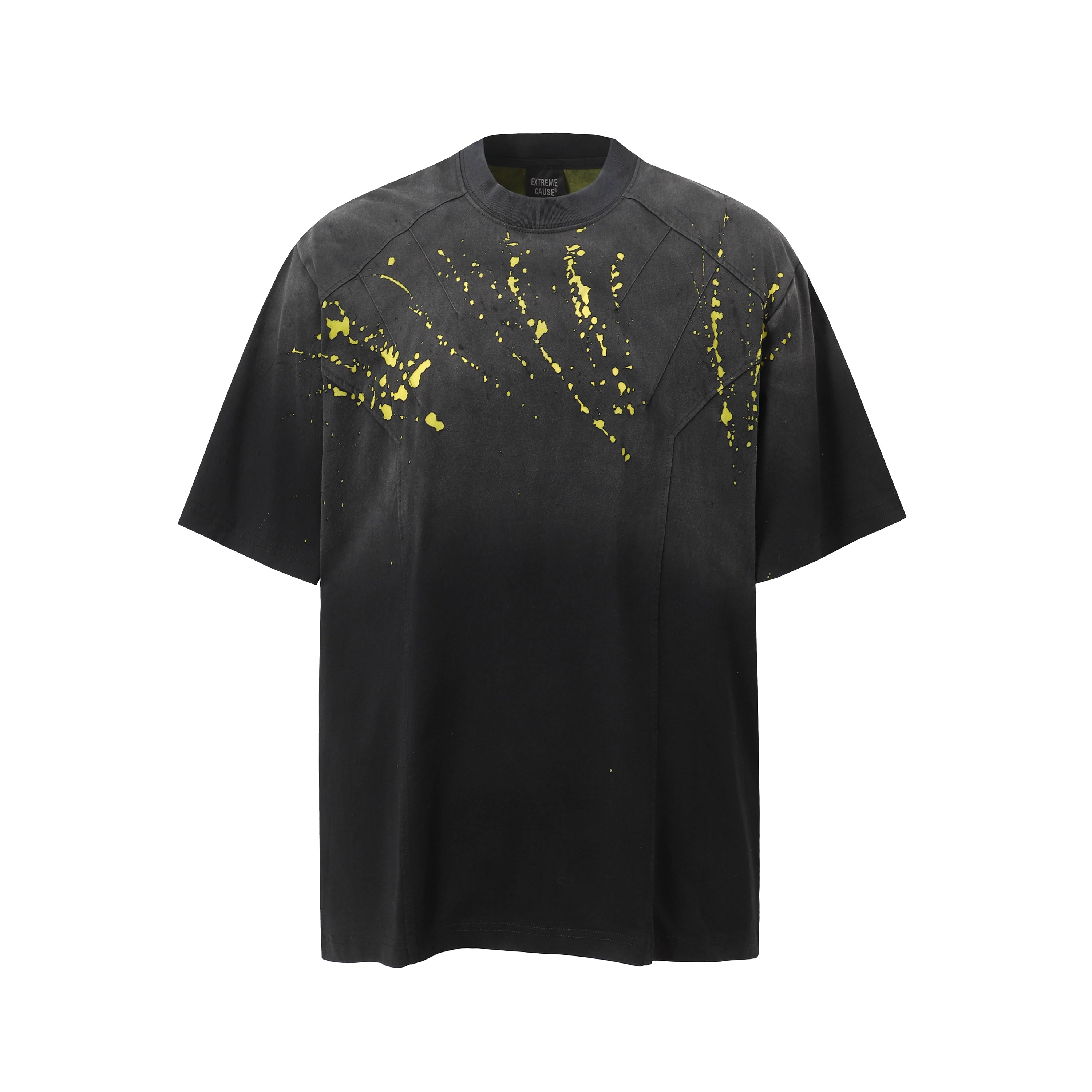 Splatter Graphic | Black T-Shirt - Santo