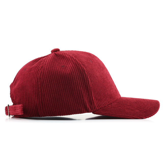 "Solid Corduroy" Baseball Cap - Santo