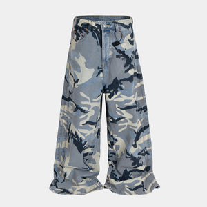 Camo Wide Leg | Baggy Jeans - Santo