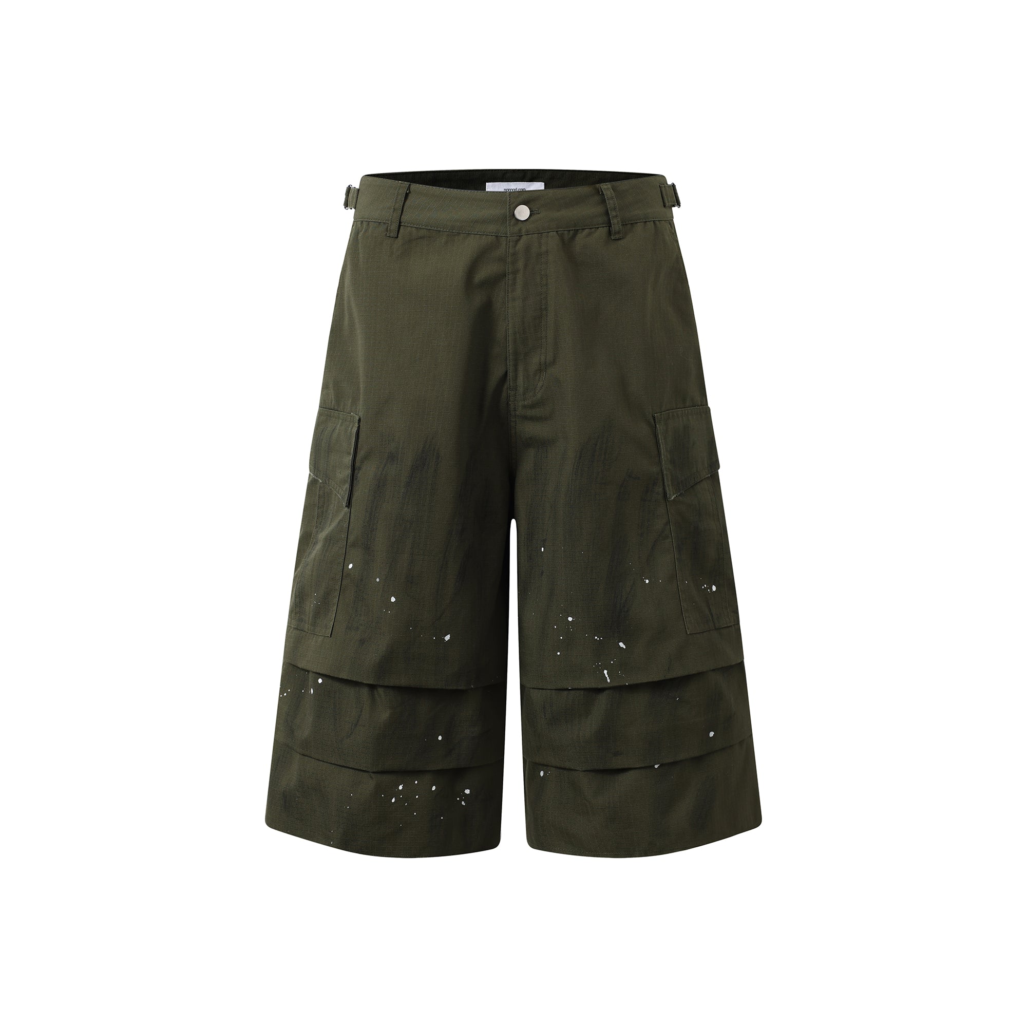 Tasche | Hip Hop Zip-up Pantaloncini lunghi con coulisse