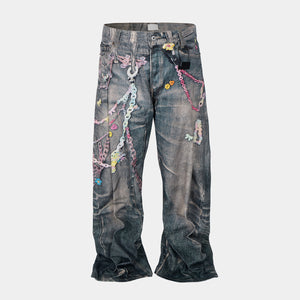 Candy Chain Washed | Baggy Jeans - Santo