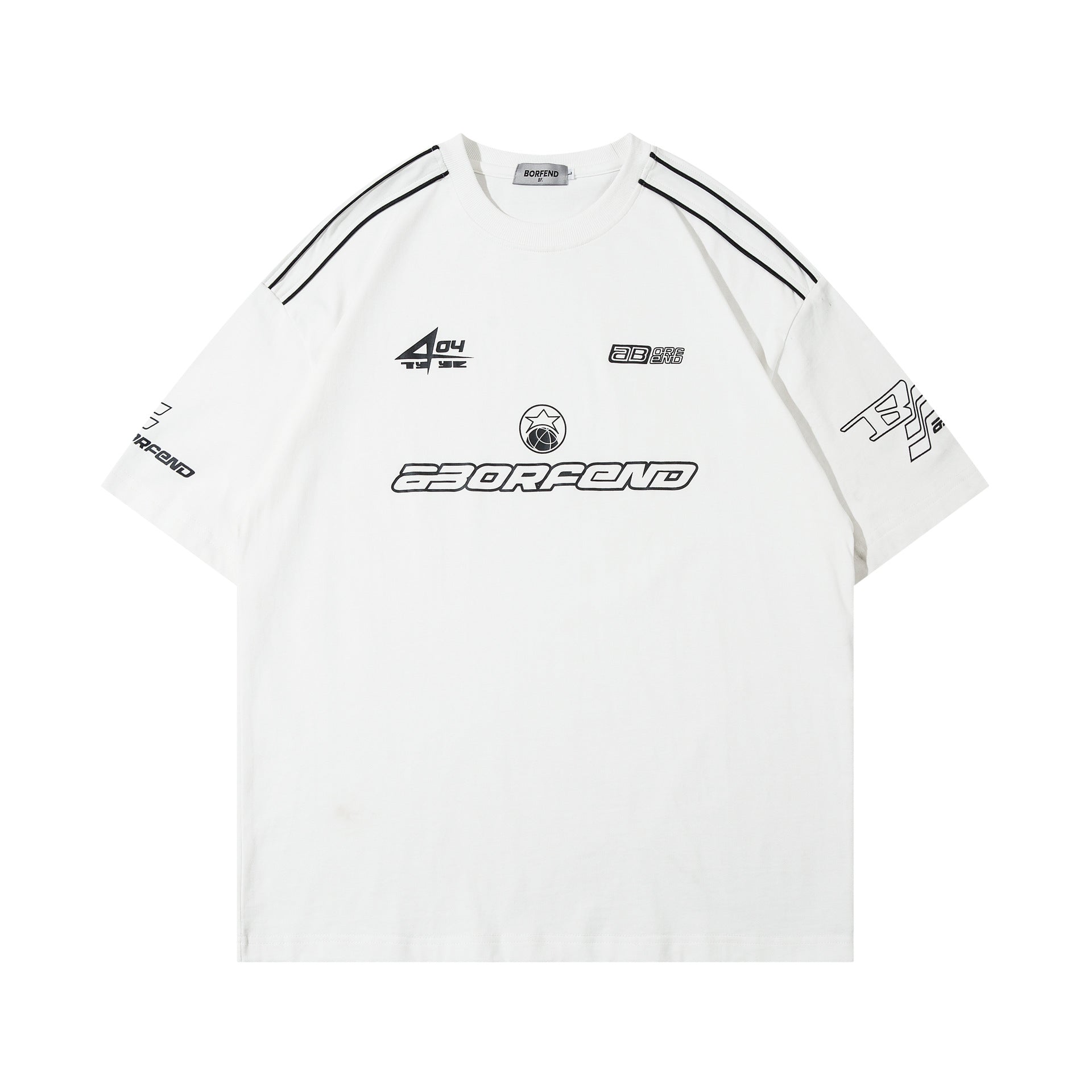 Varsity Drive | Oversized Varsity Racing T-Shirt - Santo