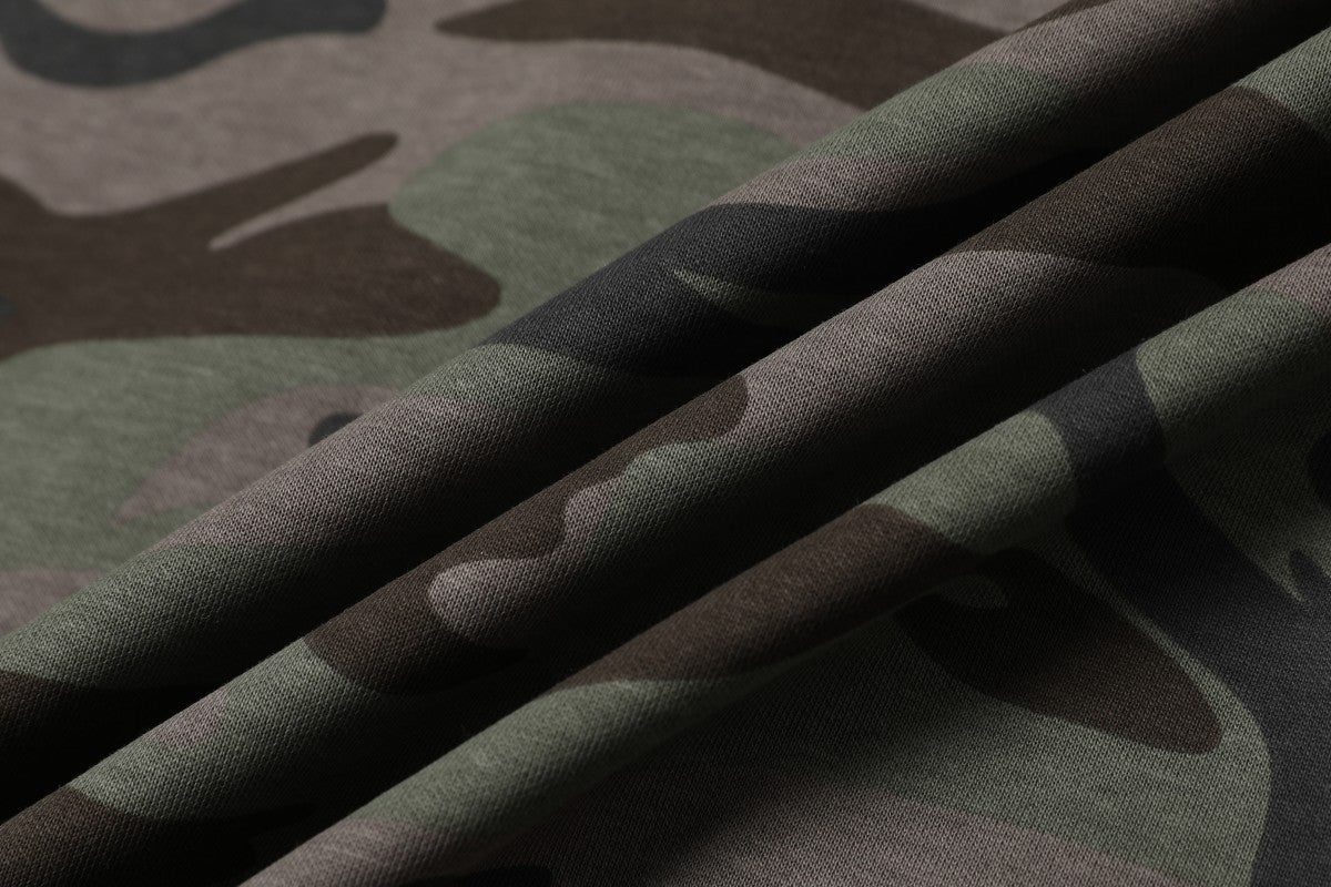 Rhinestone Camo | Zip-Up Hoodie - Santo