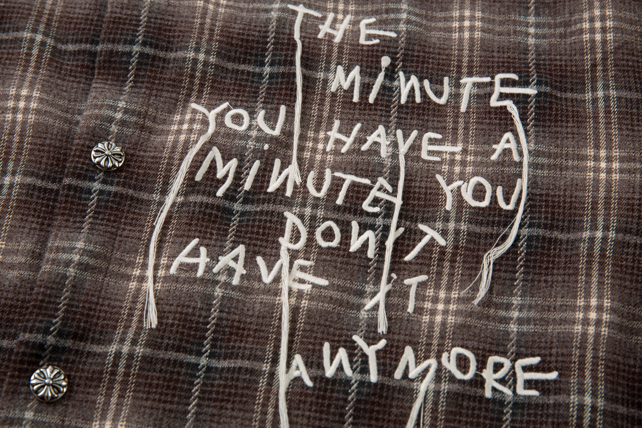 Vintage Plaid Contrast | Layered Sweatshirt - Santo