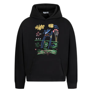 Abstract Animal Print | Graffiti Hoodie - Santo