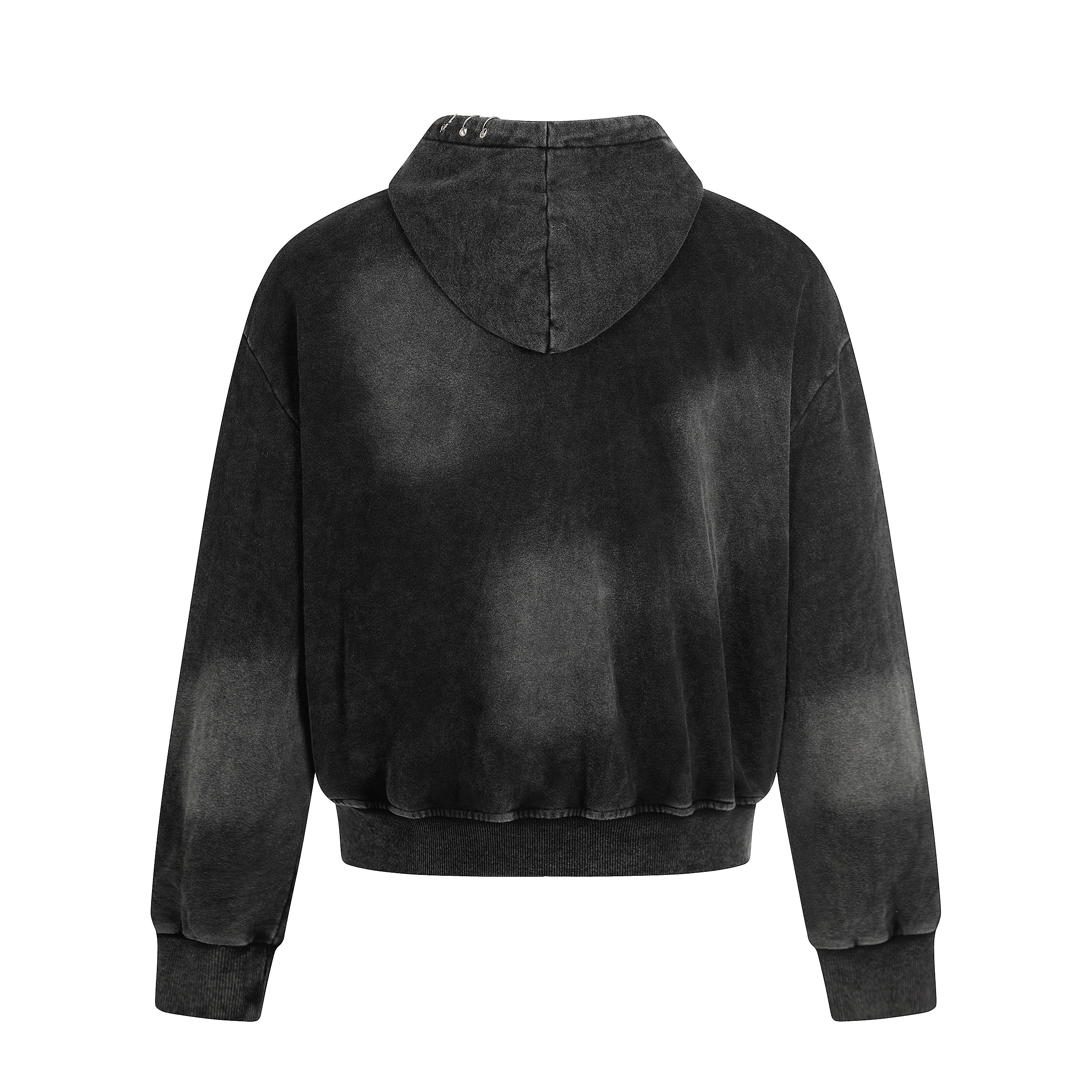 Washed | Oversized Zip Up Hoodie