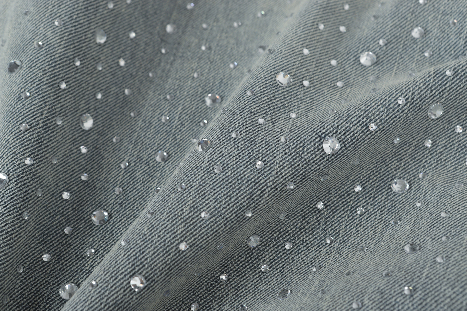 Sparkling Rhinestone | Denim jeans