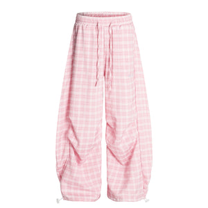 Checkmate Fit | Plaid Drop-Crotch Joggers