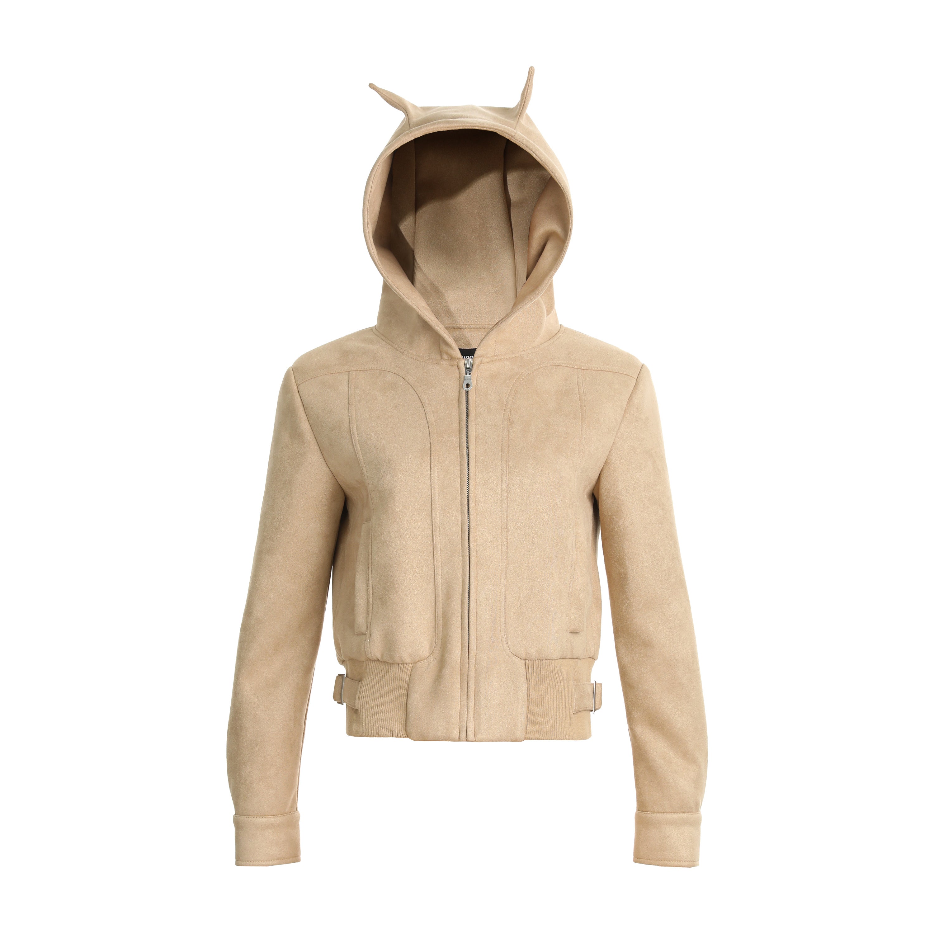 Puppy Paws | Knitted Cardigan with Faux Fur Hood