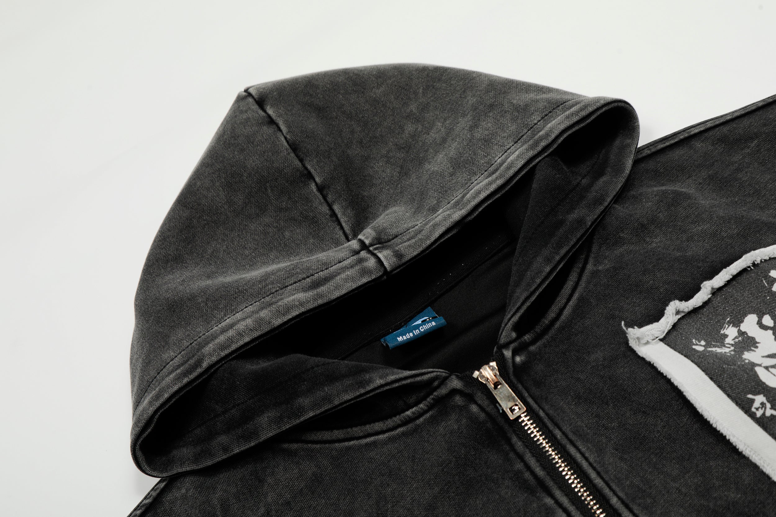 TIE SHADE | Ombre Button Shirt with Clip-on Tie