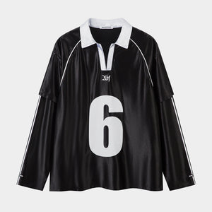 Number 6 | Long Sleeve T-Shirt - Santo