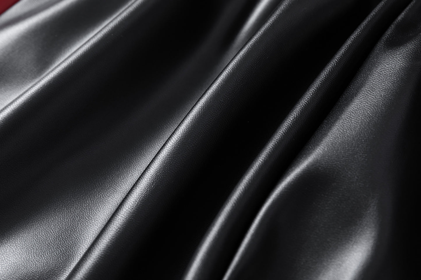 Striped Racing Faux-Leather Shorts - Santo