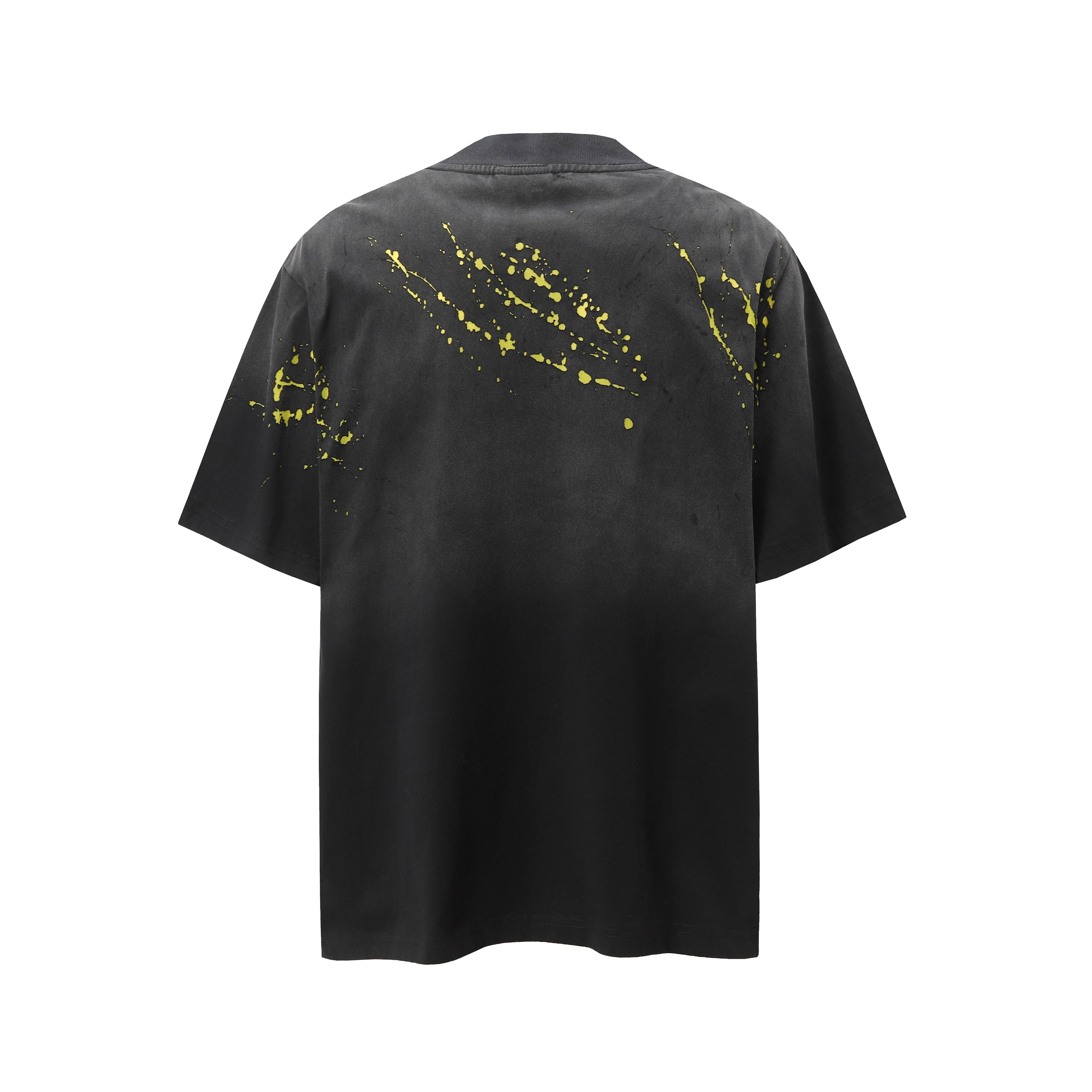 Splatter Graphic | Black T-Shirt - Santo