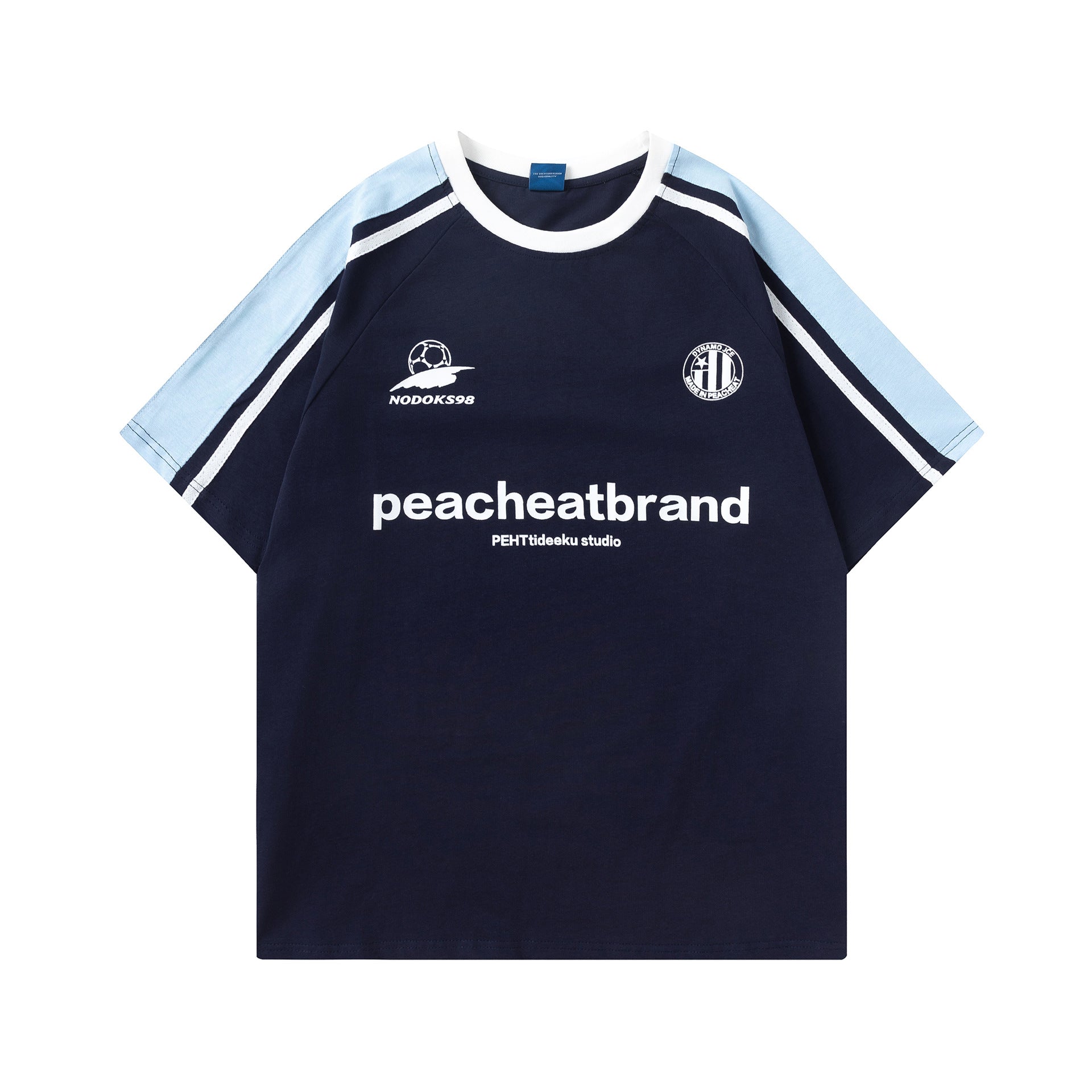 Patchwork | Casual Sports racing T Shirt - Santo
