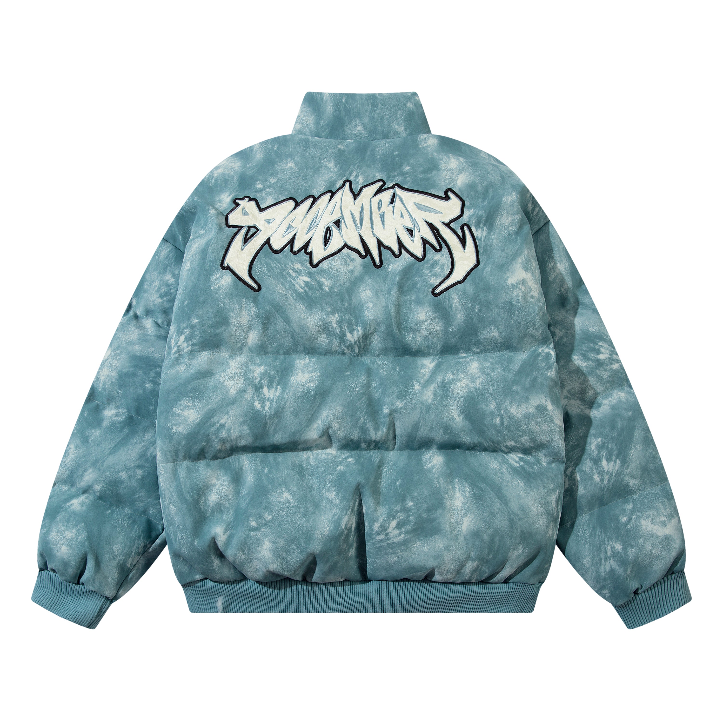 Street Rage | Bold Graphic Puffer - Santo