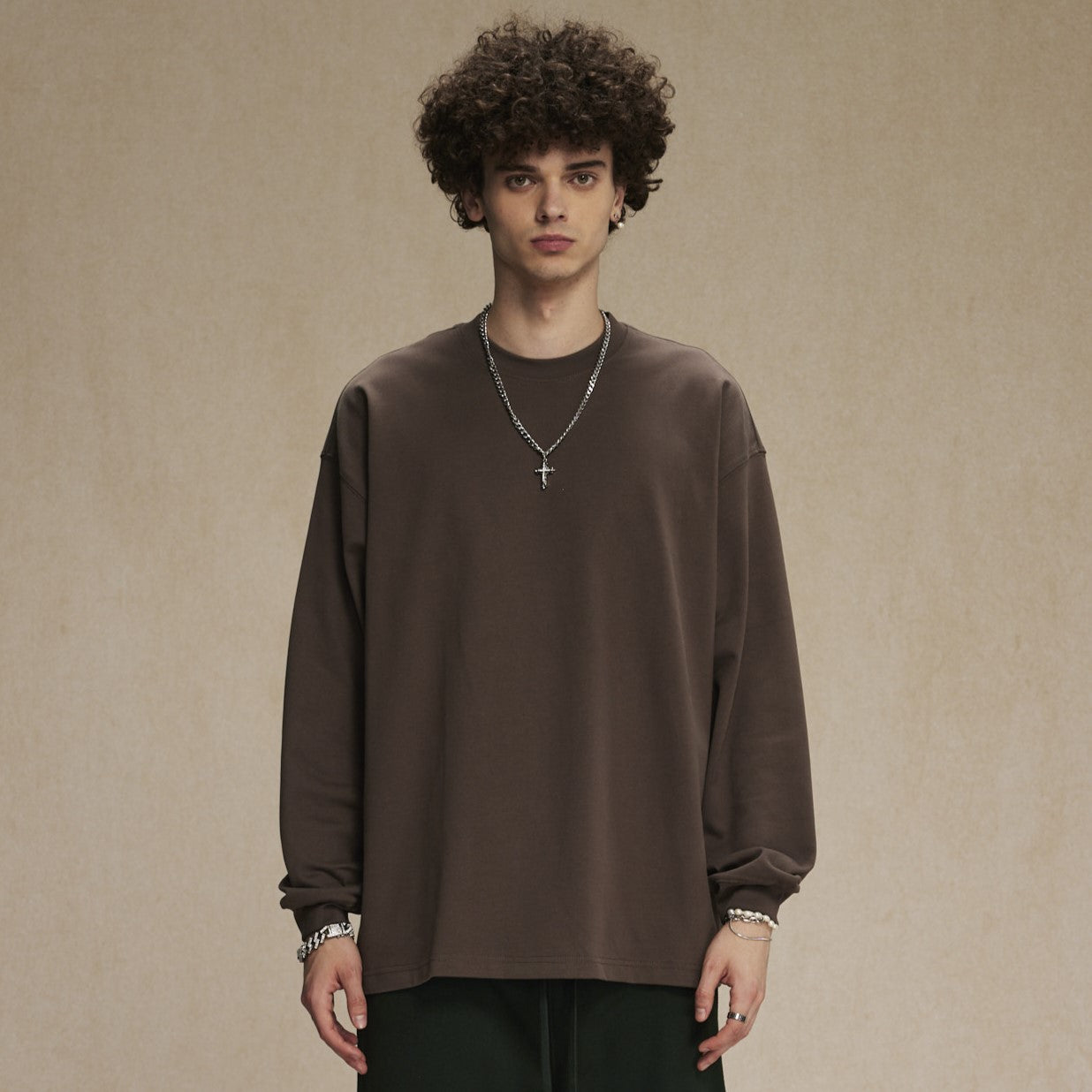 Classic Minimalist | Long Sleeve T-Shirt - Santo