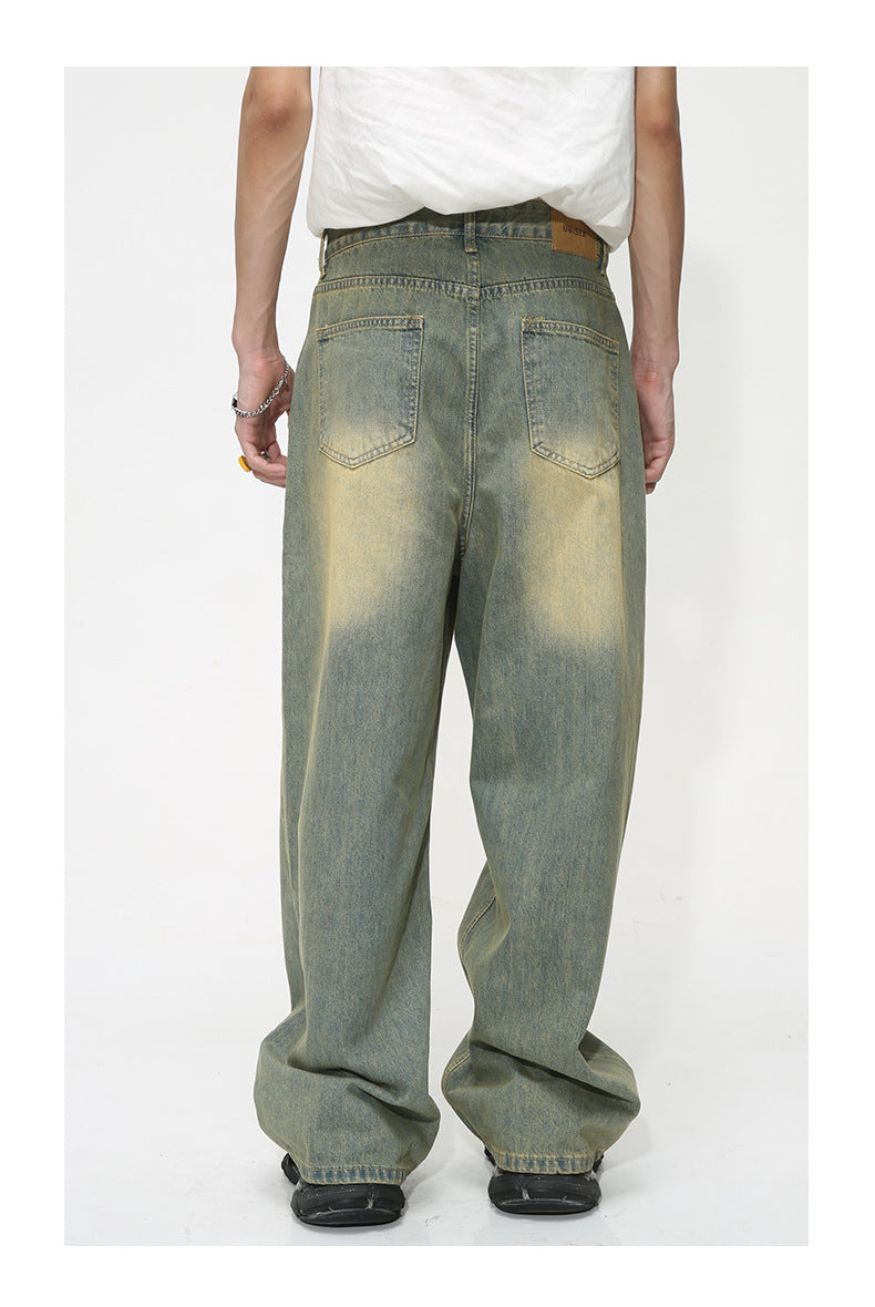 "Vintage Baggy Solid" Jeans - Santo