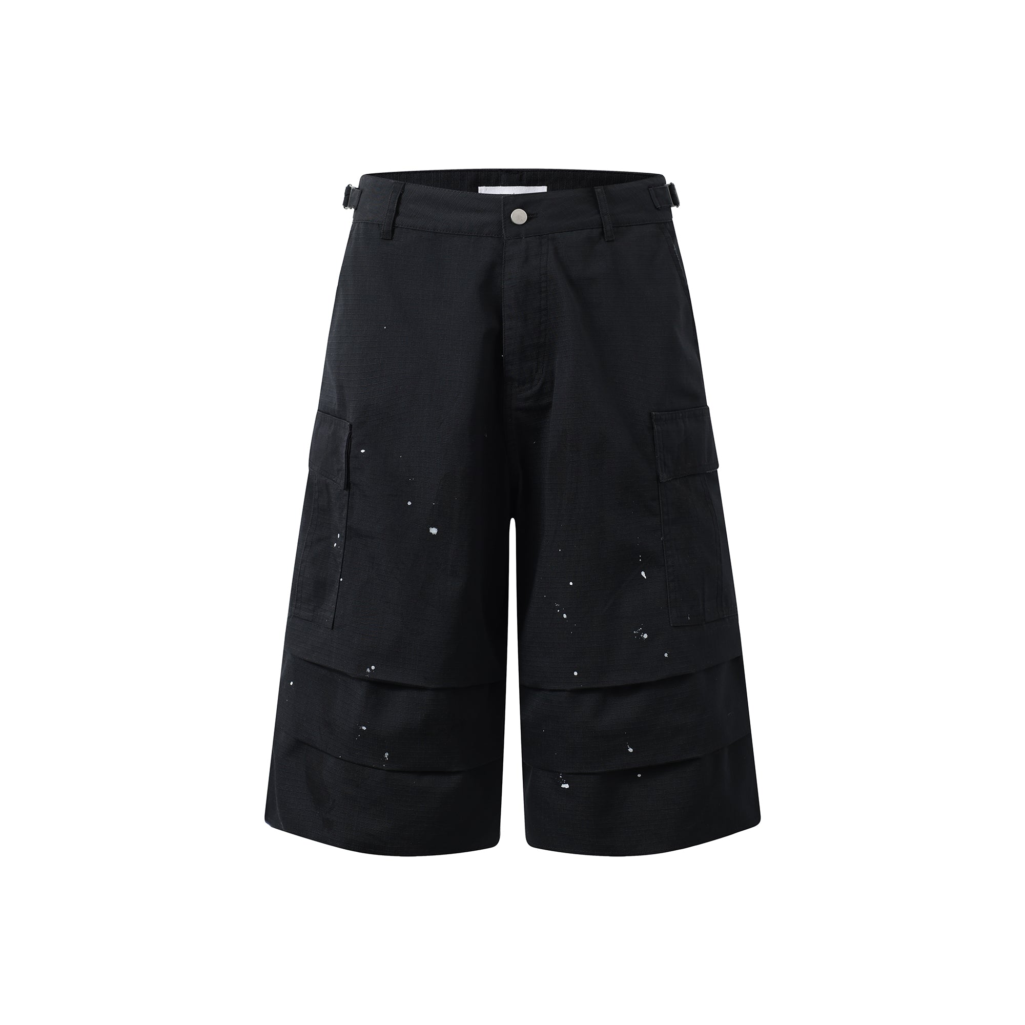 Tasche | Hip Hop Zip-up Pantaloncini lunghi con coulisse