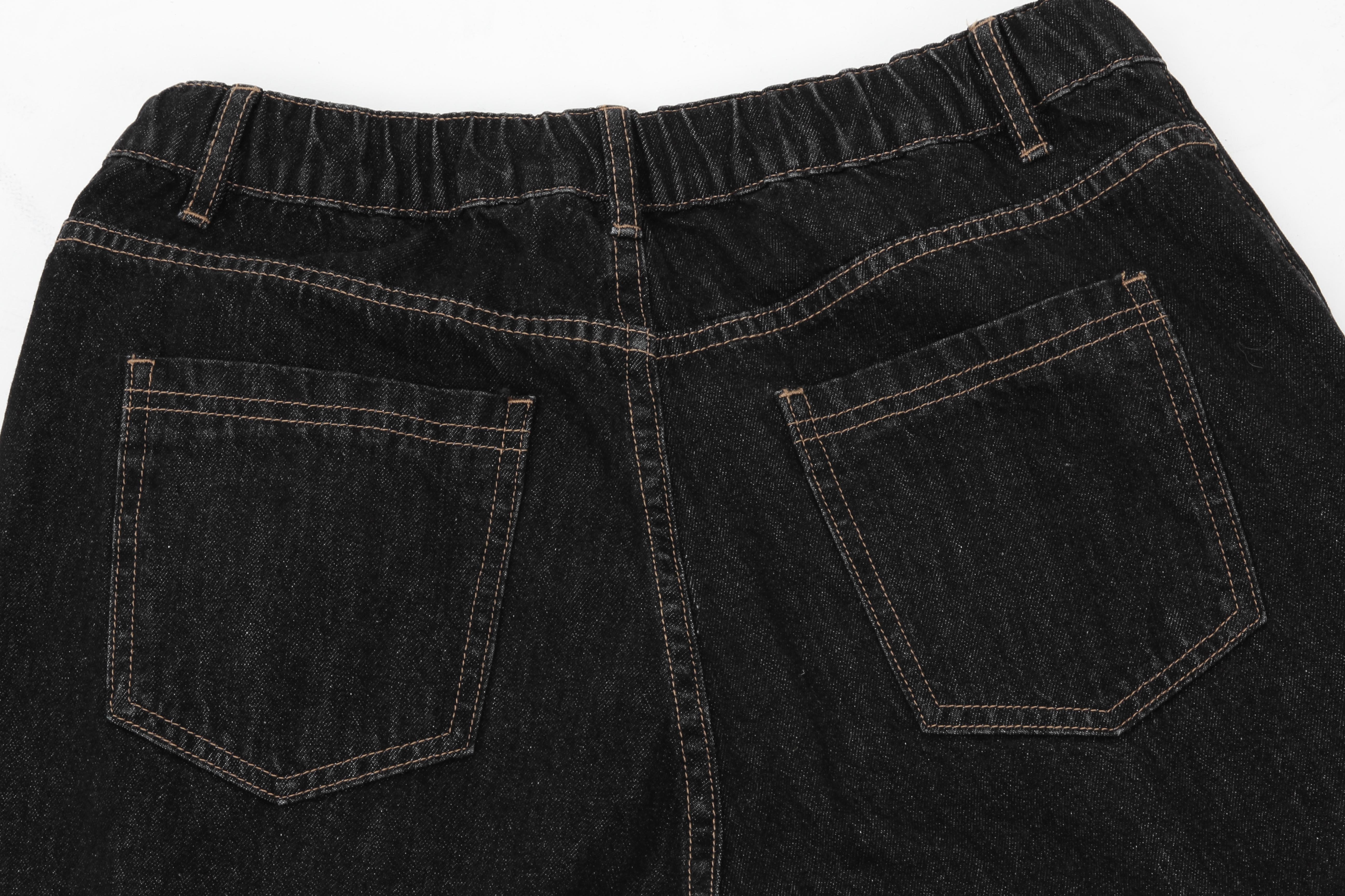 Denim Shorts | Bandana Detail Wide-Leg Style