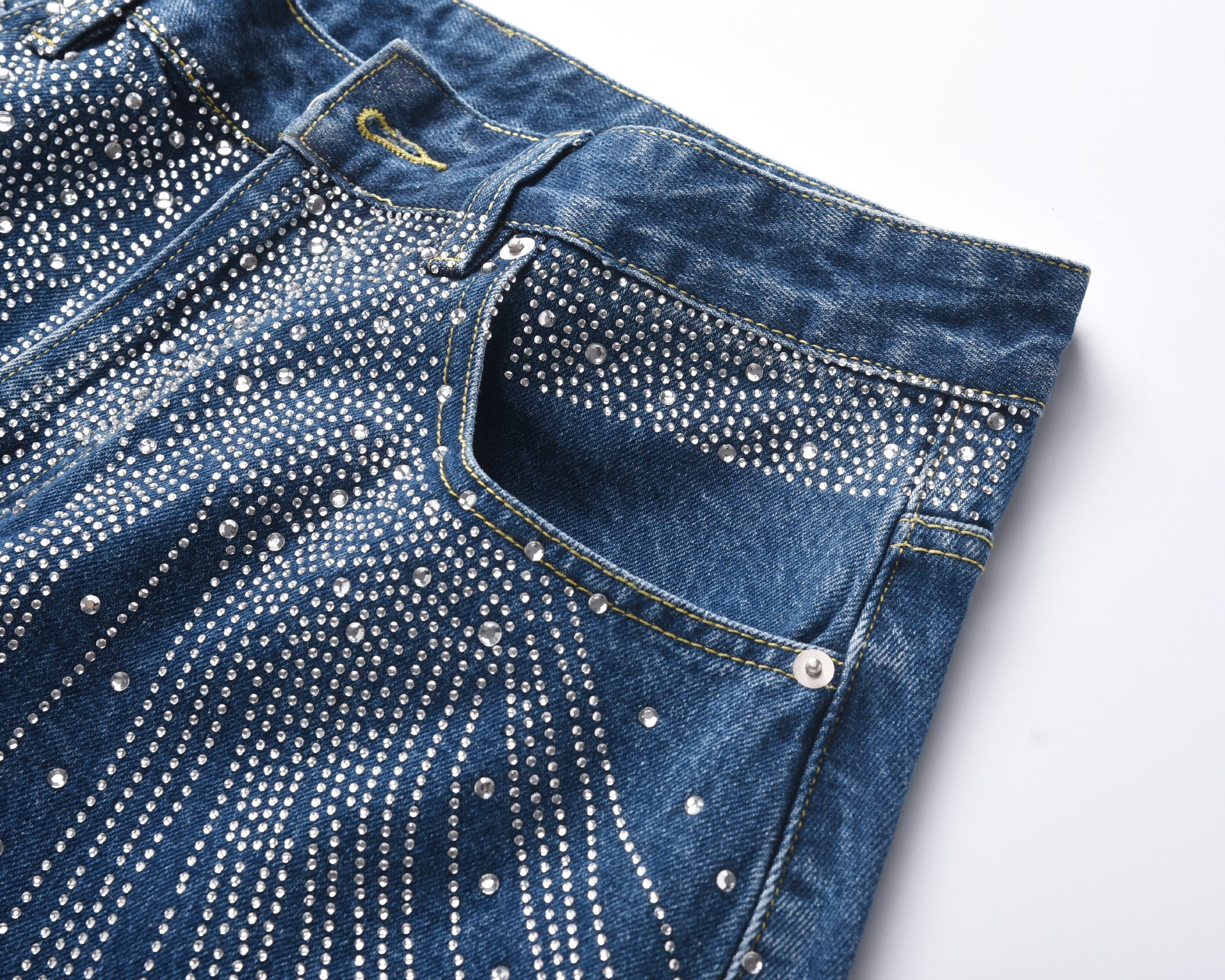 Night Glow Sparkle | Baggy Jeans - Santo