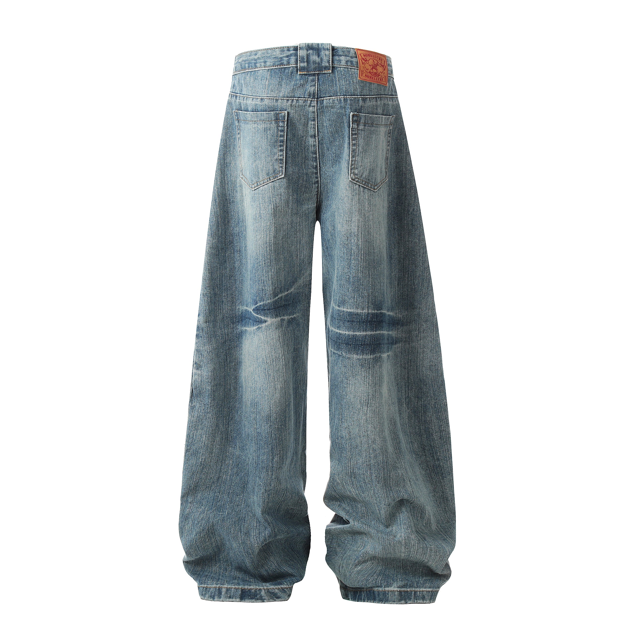 Washed Wide Leg | Vintage Denim Jeans - Santo