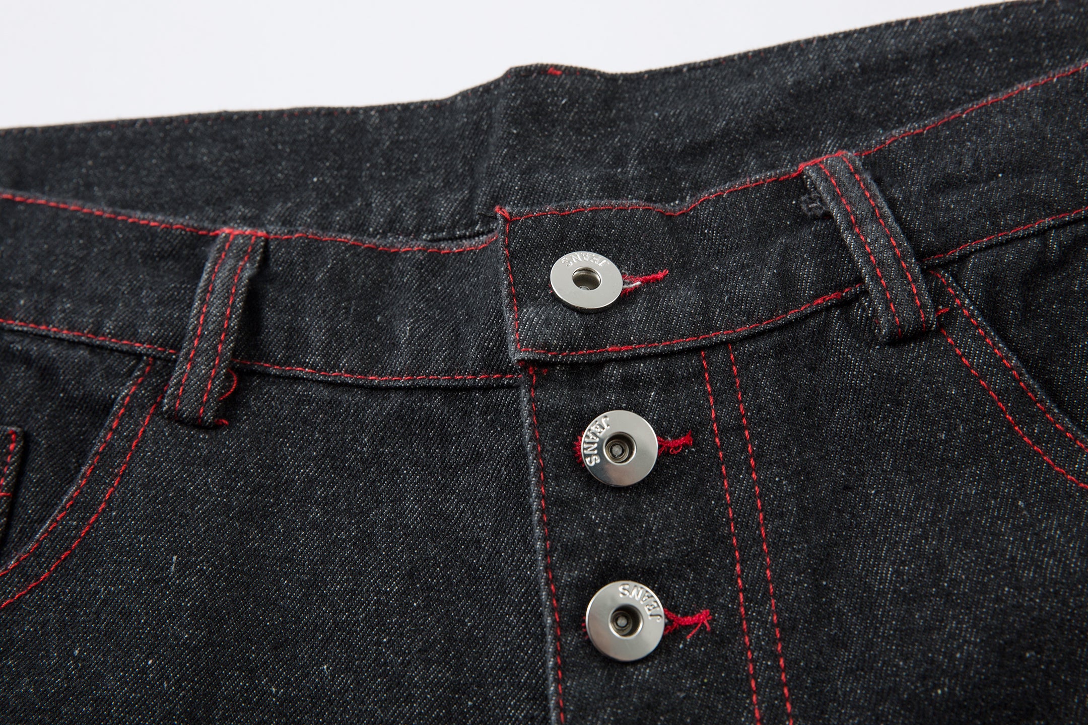 Iron Cross Embroidered | Baggy Jeans