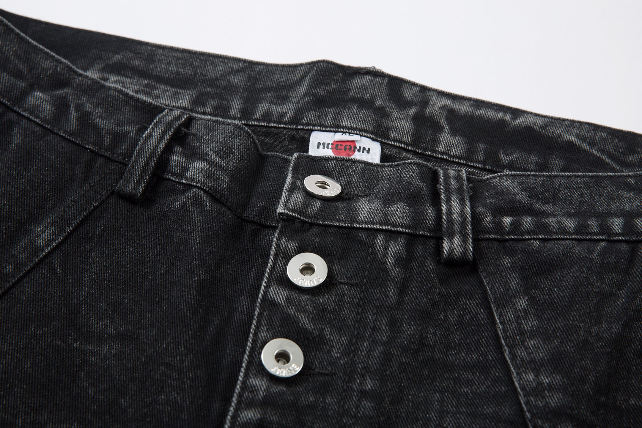 Crinkle Washed Structure | Baggy Jeans