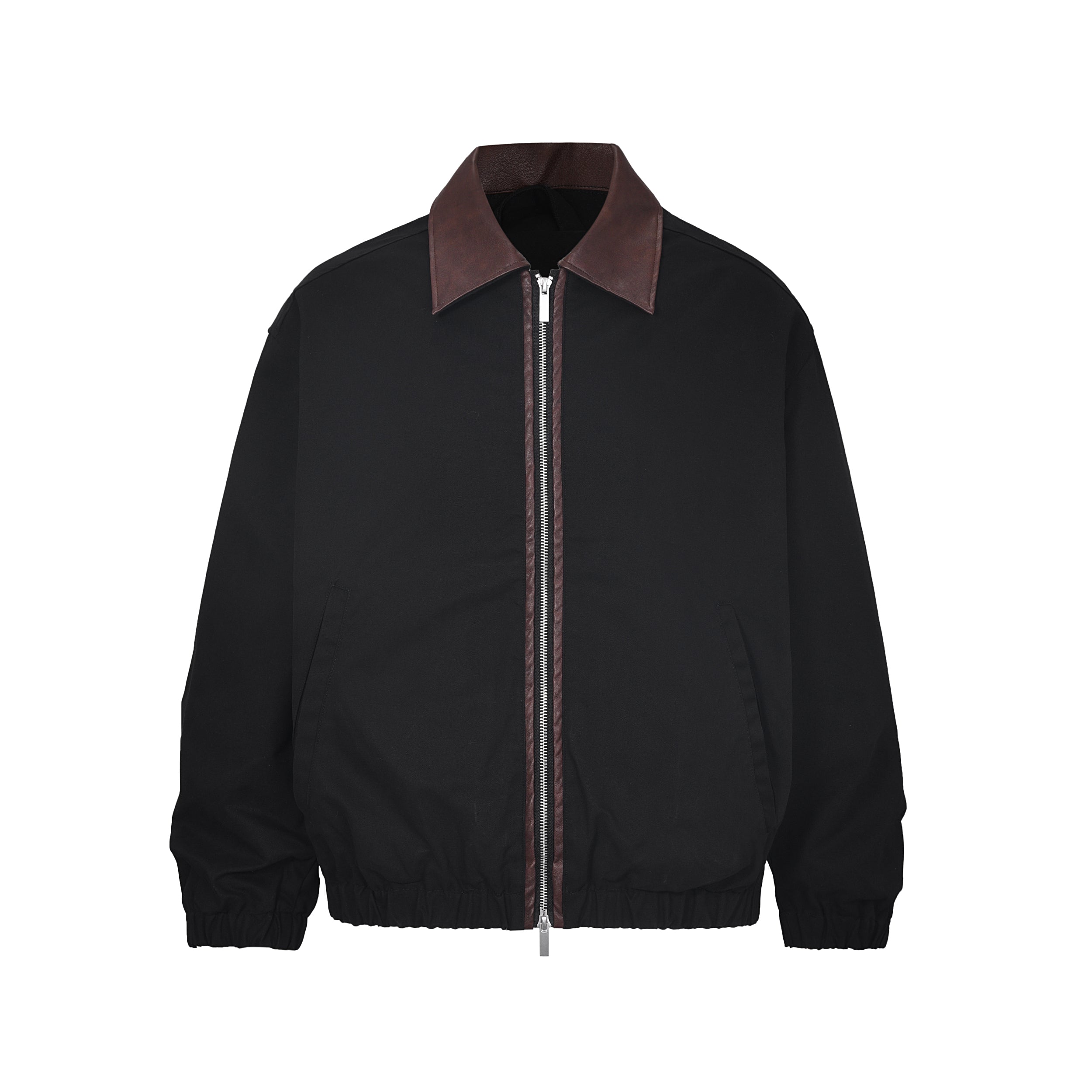 Casual Outerwear | Contrast Collar Jacket