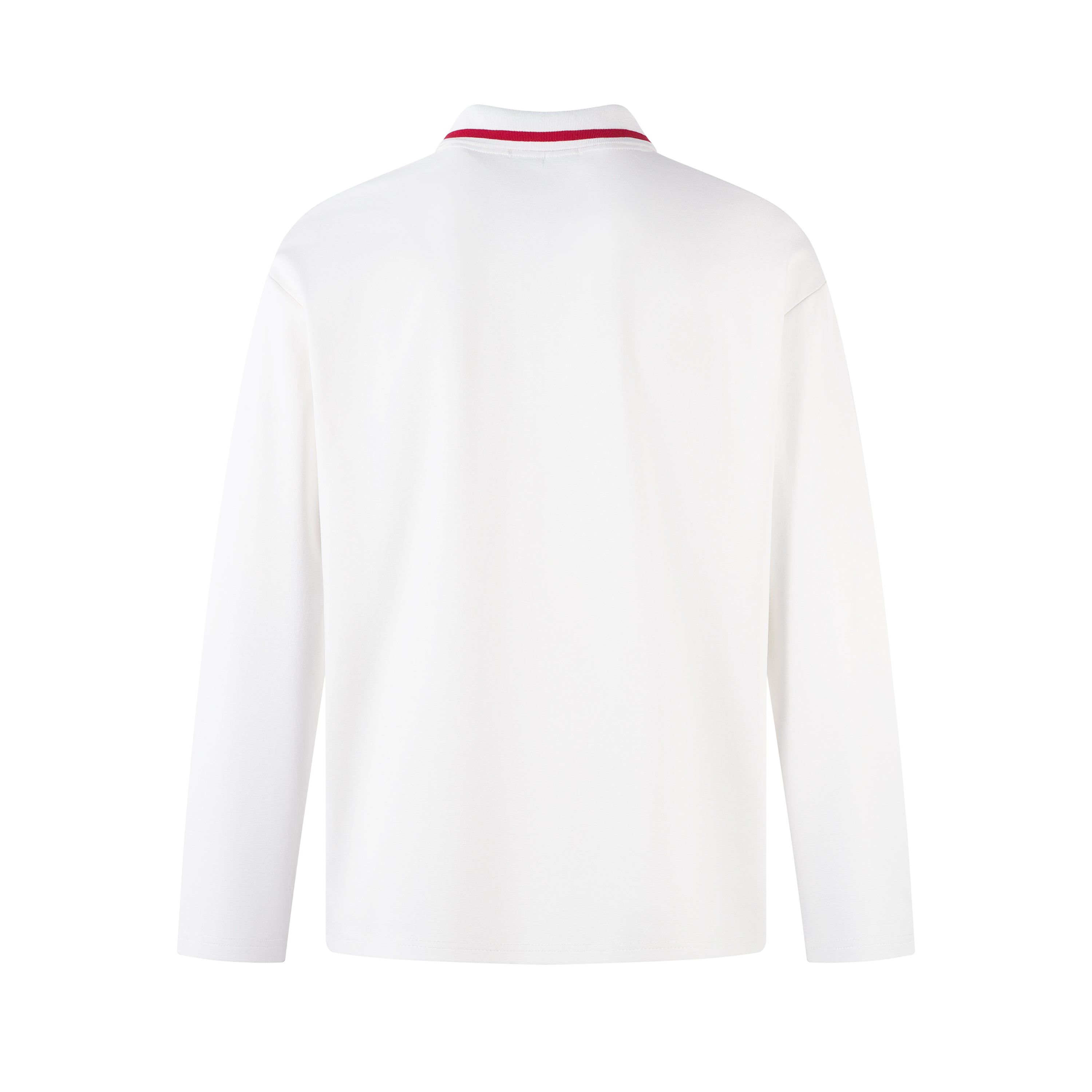 Colorblock Striped Athletic | Polo Sweatshirt - Santo