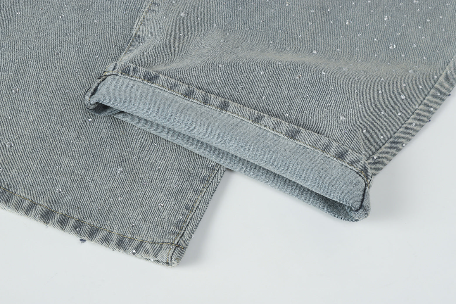 Sparkling Rhinestone | Denim jeans