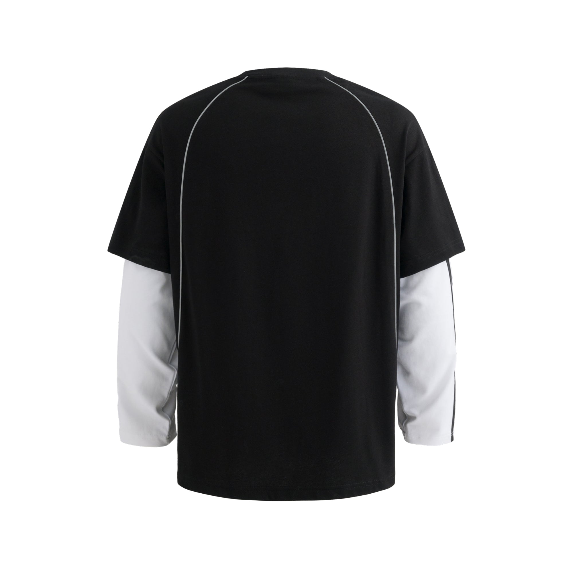 Layered Sleeve Design | Patchwork Sweatshirt - Santo