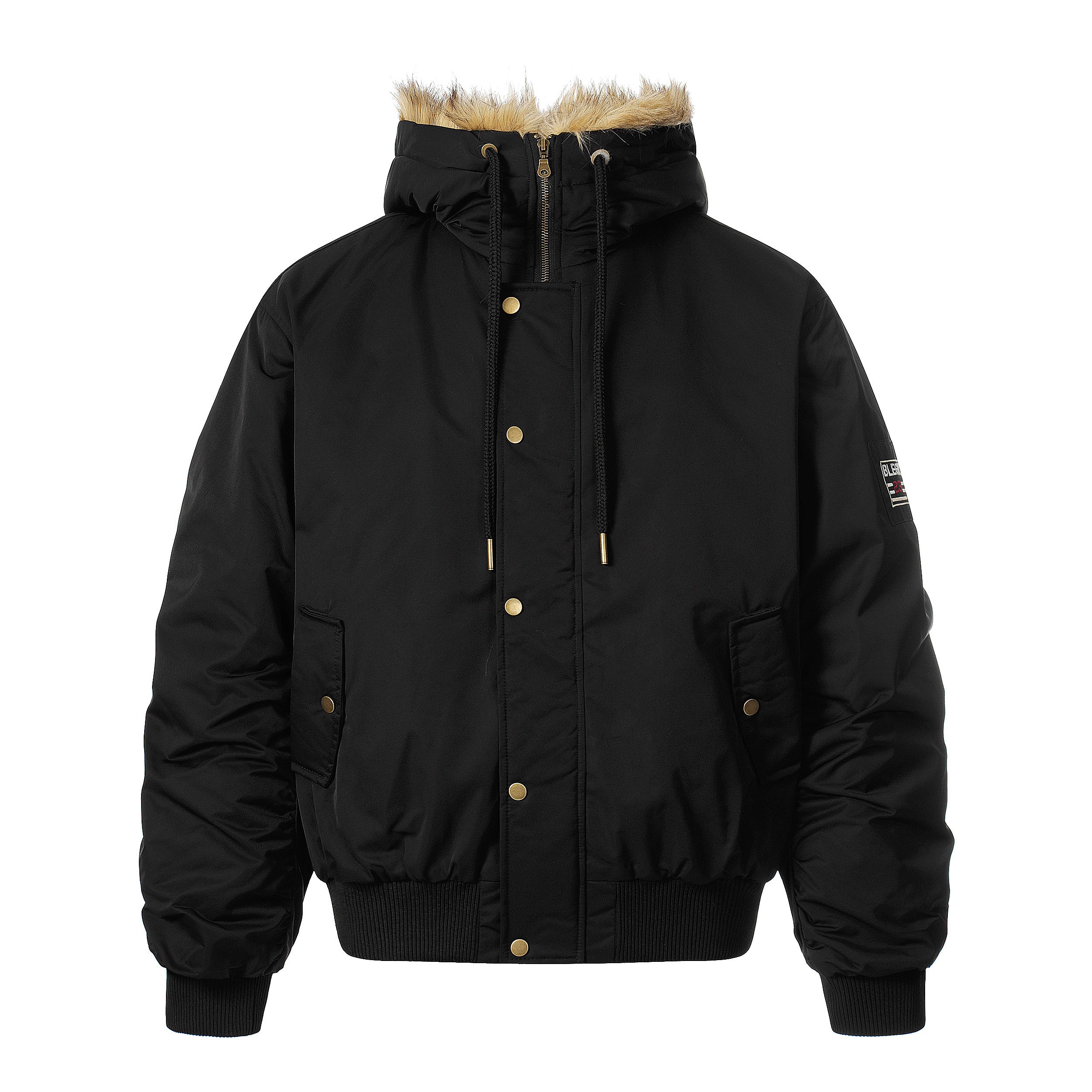 Leopard Fleece | Badge Bomber Jacket
