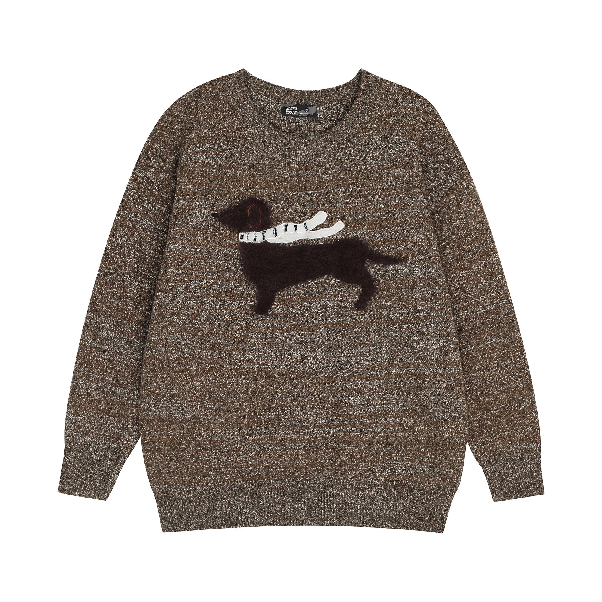 Furry Charm | Knitted Cardigan with Cat Motif