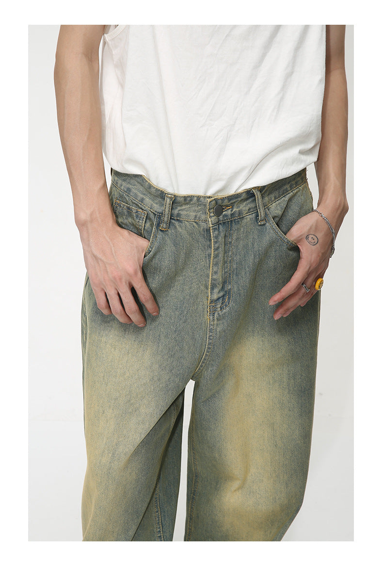 "Vintage Baggy Solid" Jeans - Santo