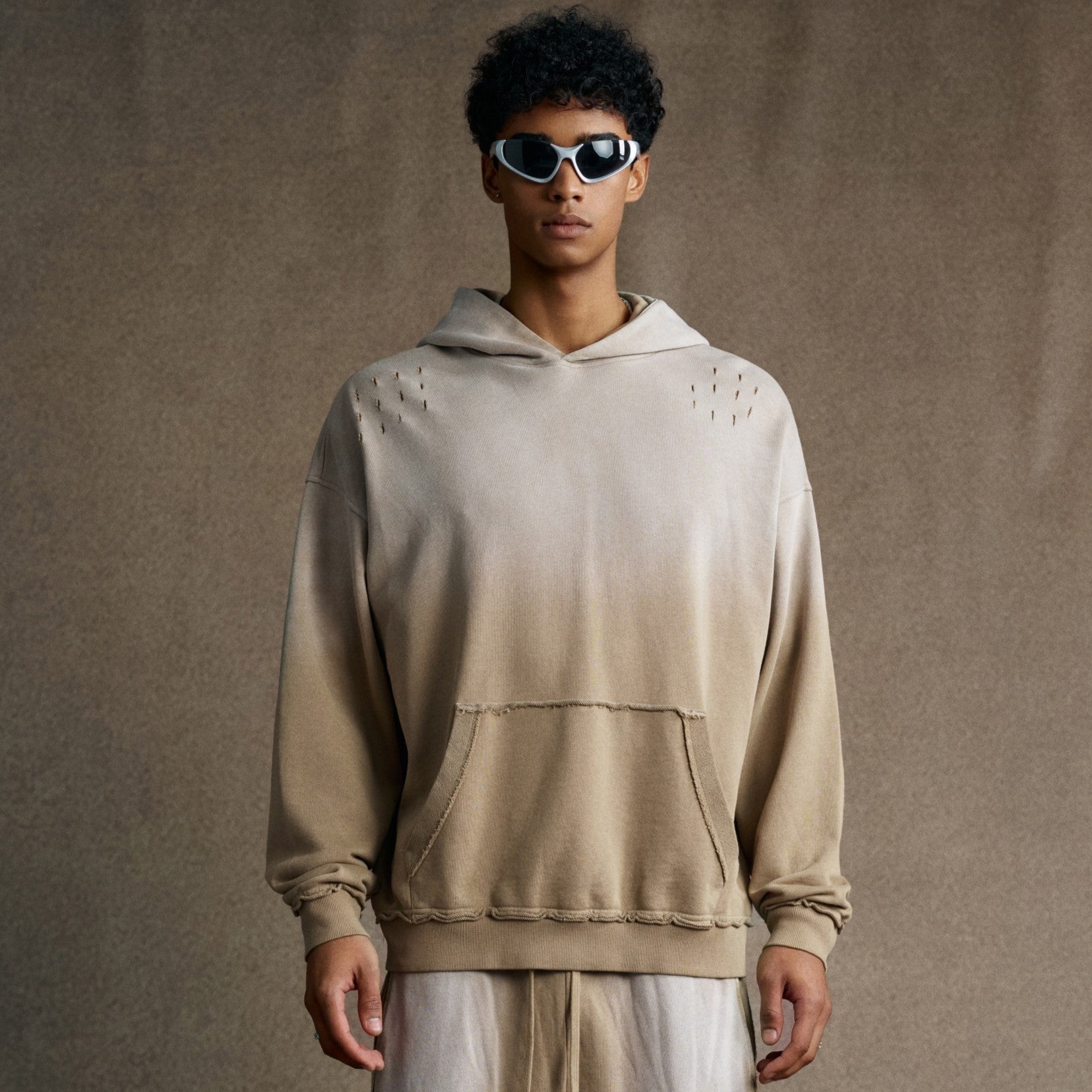 Faded Washed | Oversized Hoodie - Santo