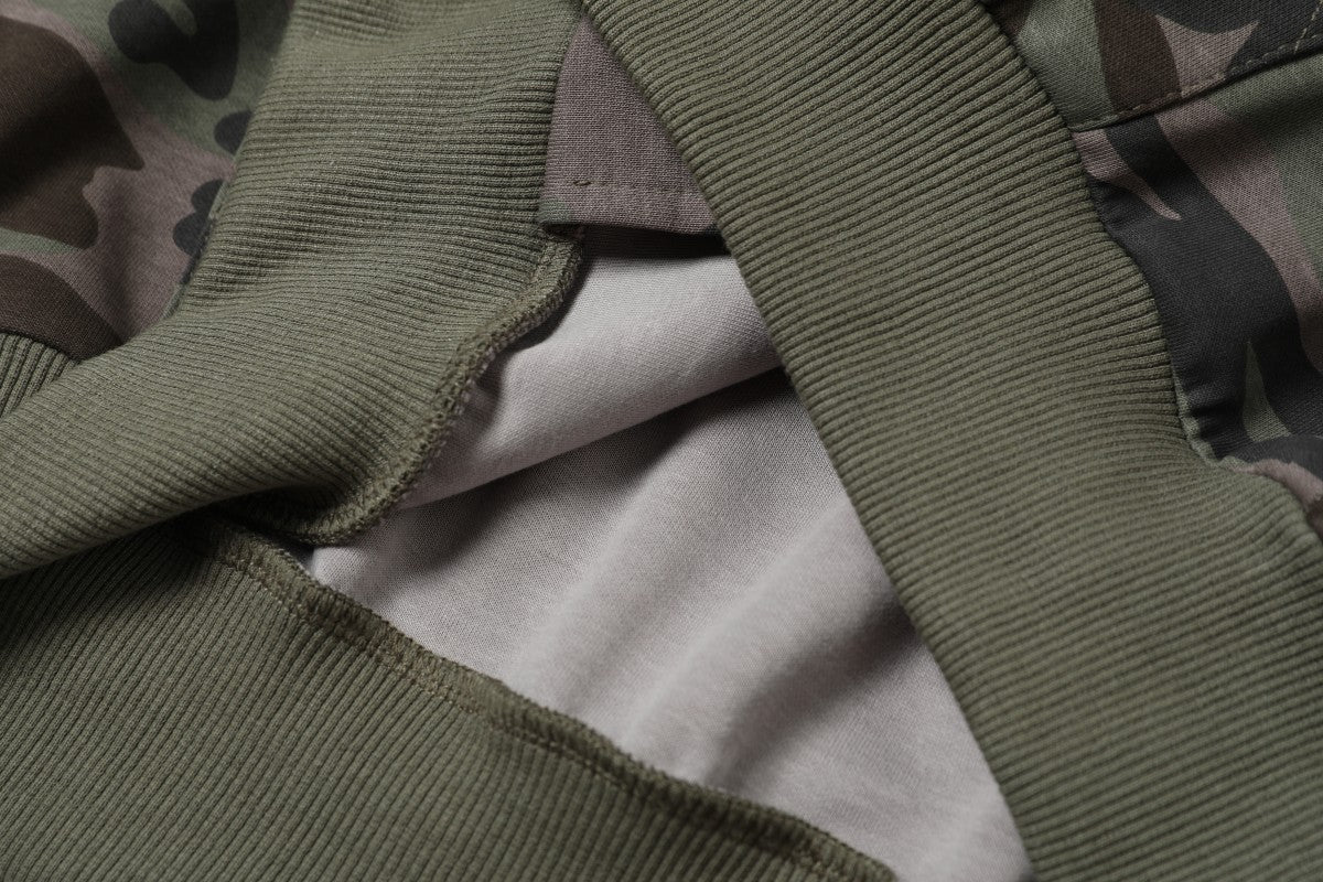 Rhinestone Camo | Zip-Up Hoodie - Santo