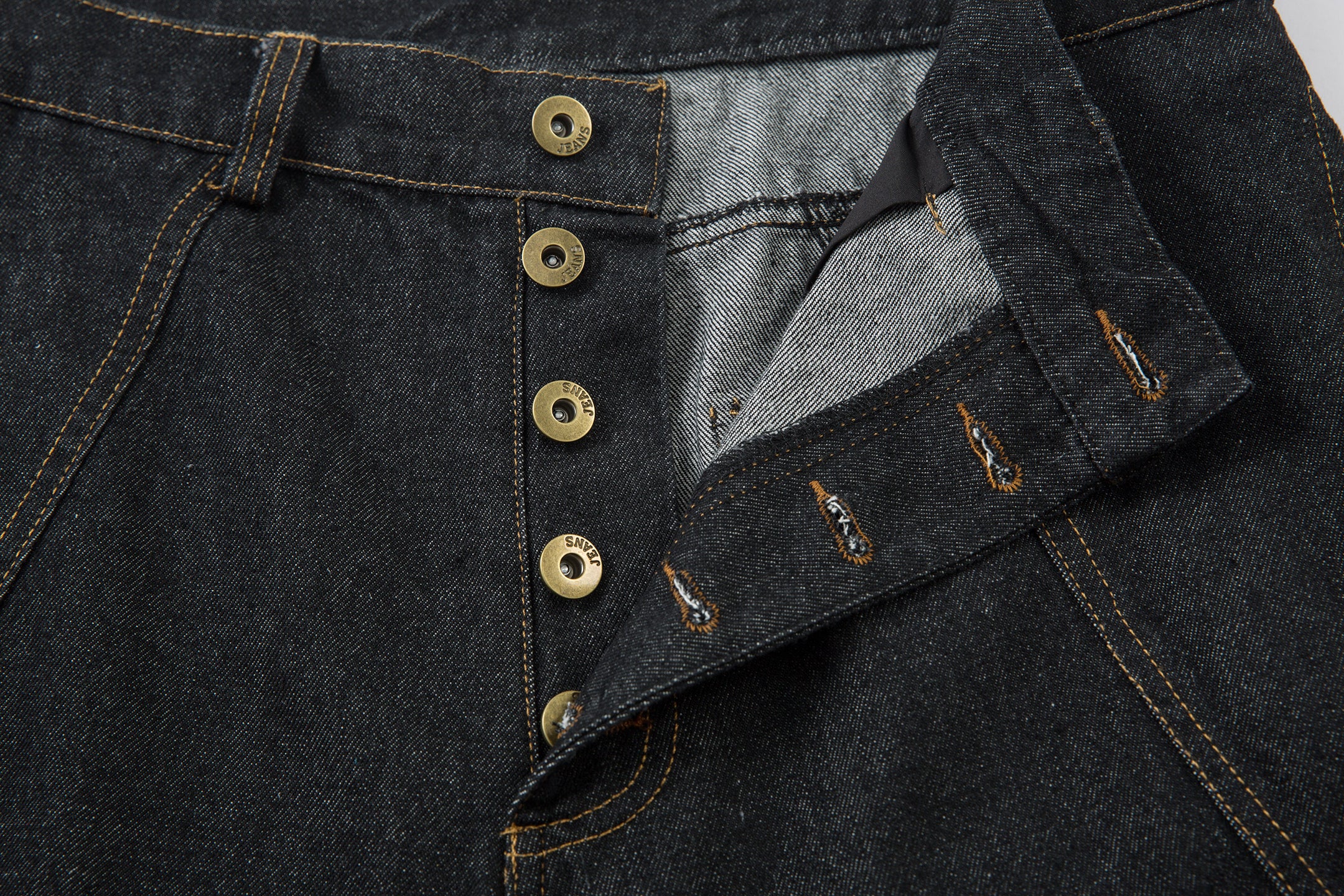 Minimal Panel Cut | Baggy Jeans - Santo
