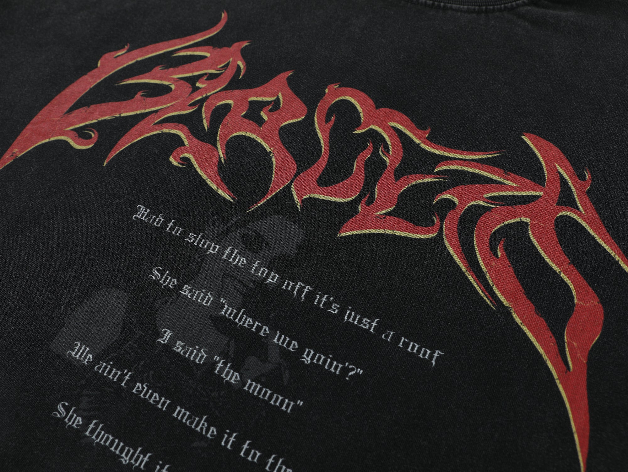 Archive Gothic Letter | Washed Sweatshirt - Santo