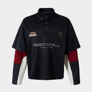 Retro Blocking Patchwork | Racing Sweatshirt - Santo