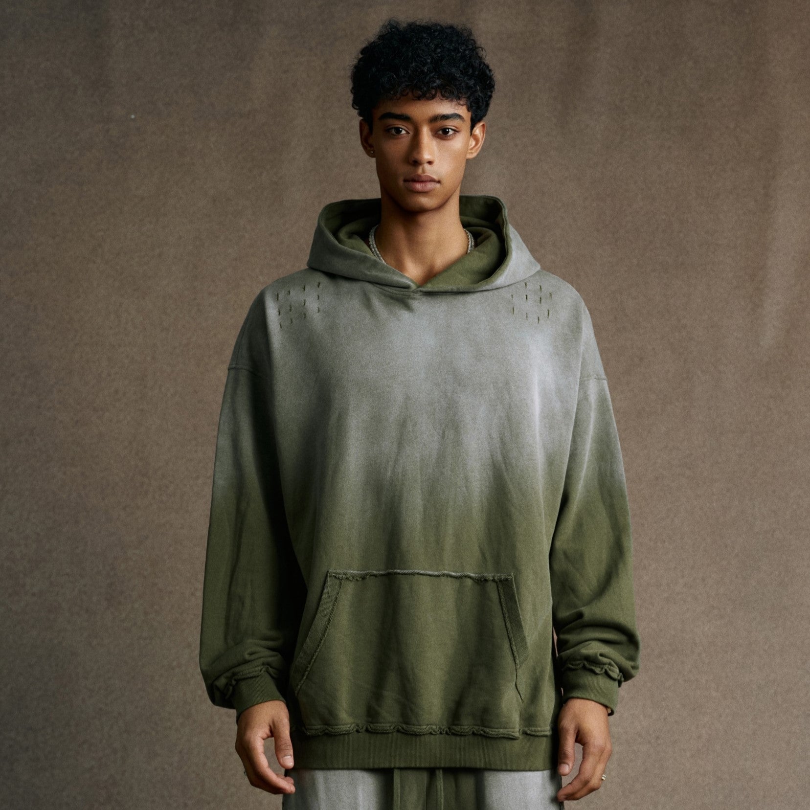 Faded Washed | Oversized Hoodie - Santo