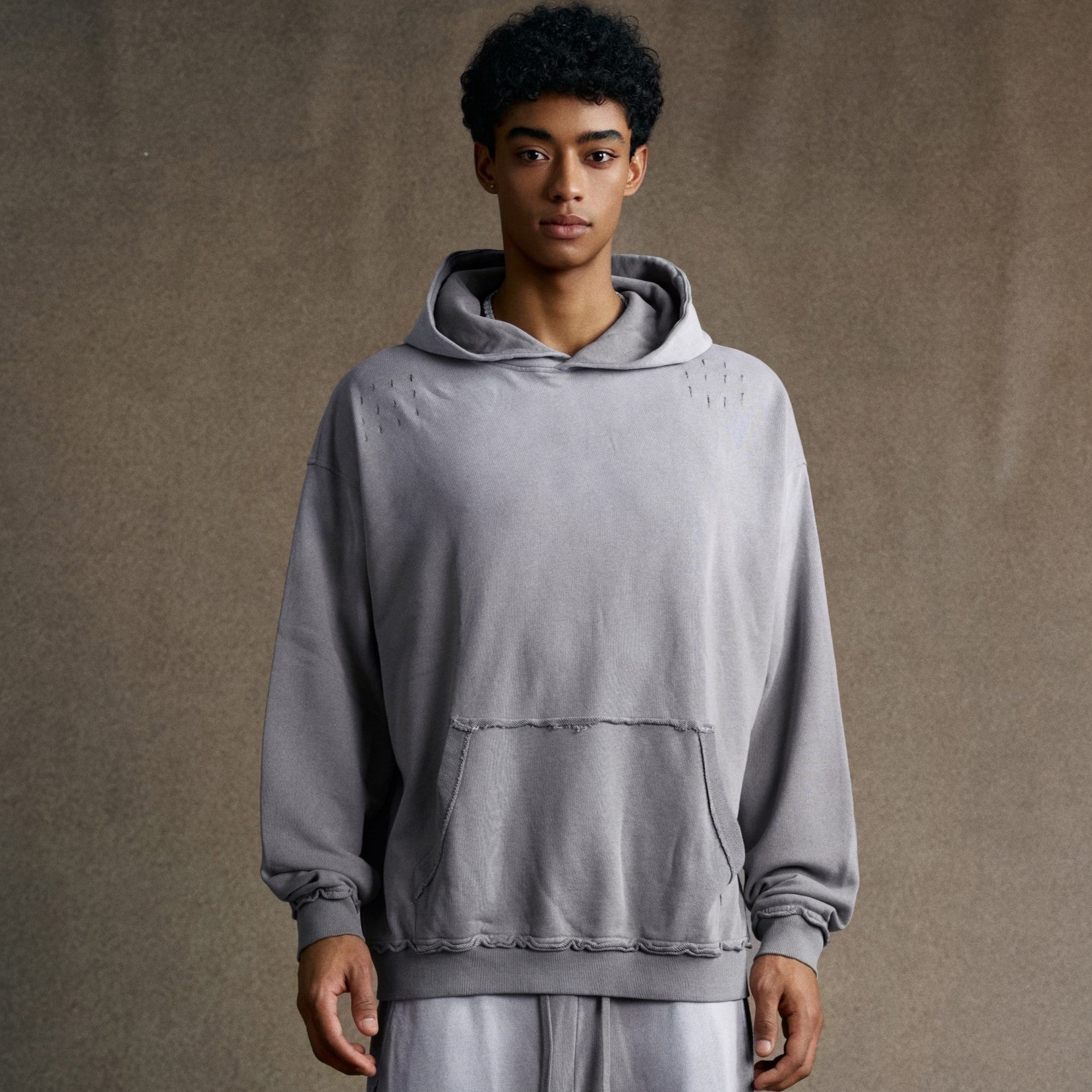 Faded Washed | Oversized Hoodie - Santo