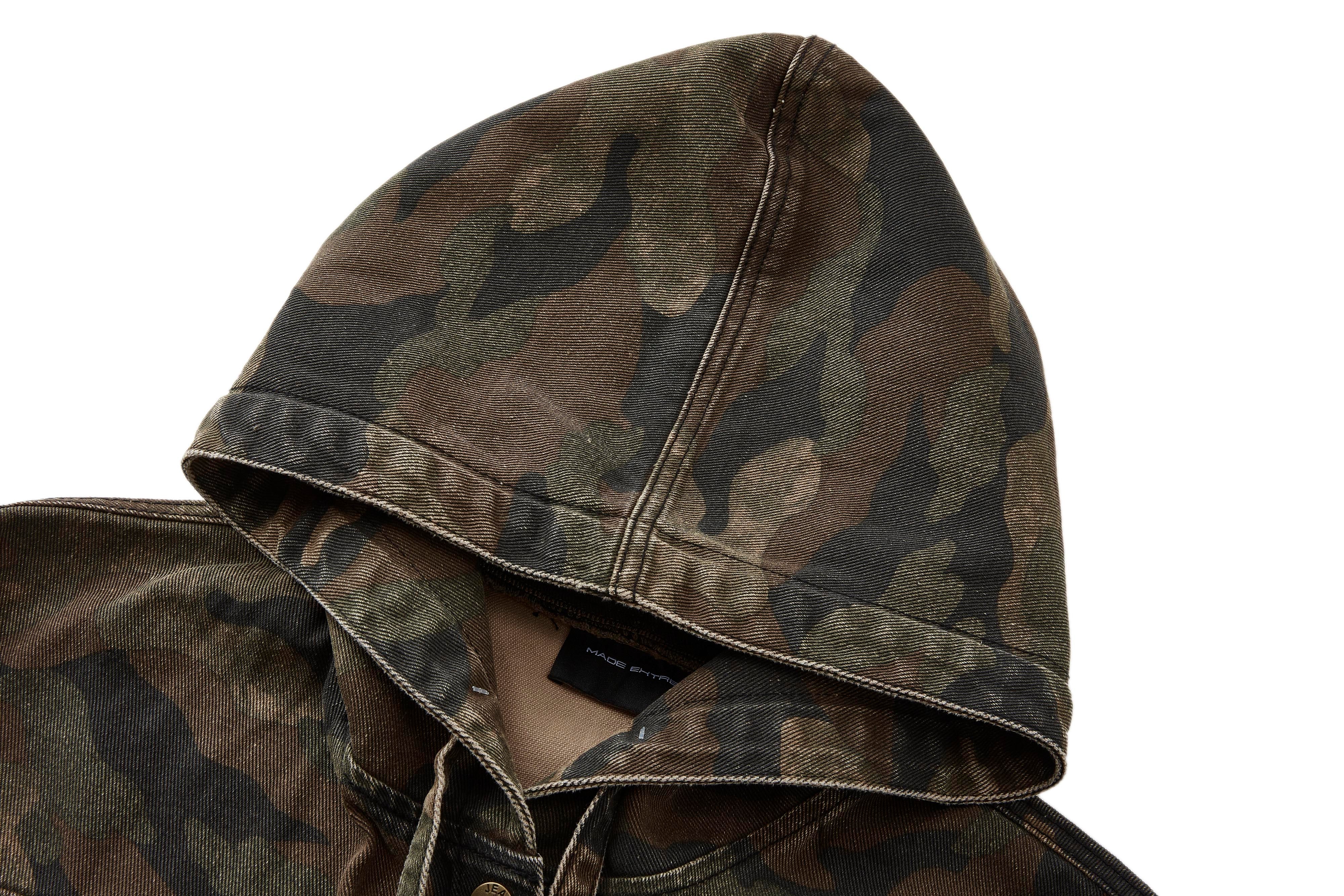Camouflage Cool | Utility Hooded Jacket - Santo