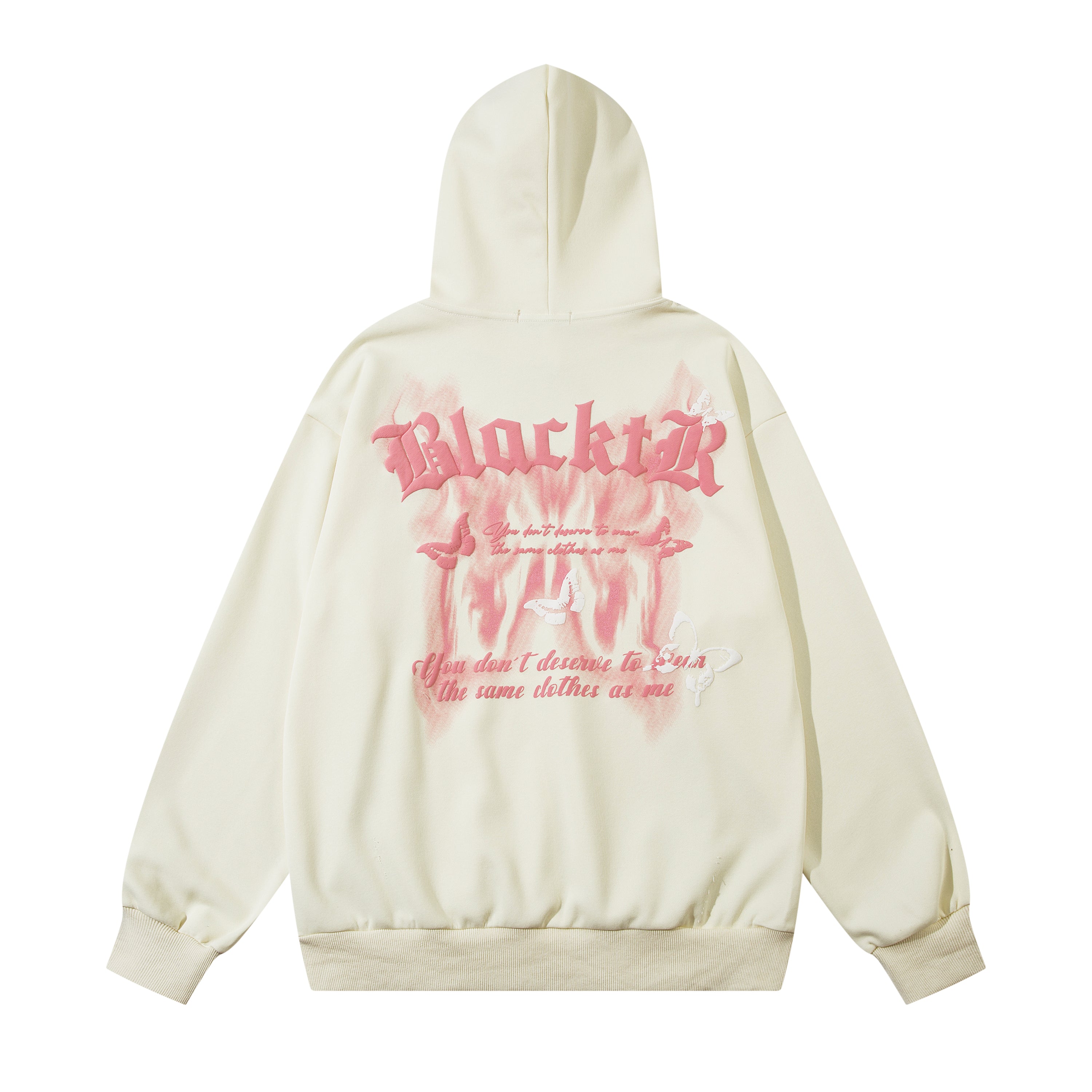 Gothic Butterfly Print | Oversized Hoodie - Santo
