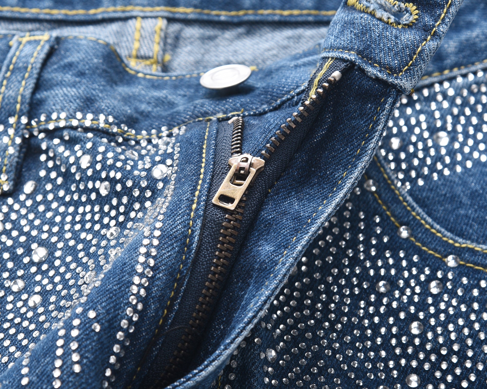 Night Glow Sparkle | Baggy Jeans - Santo