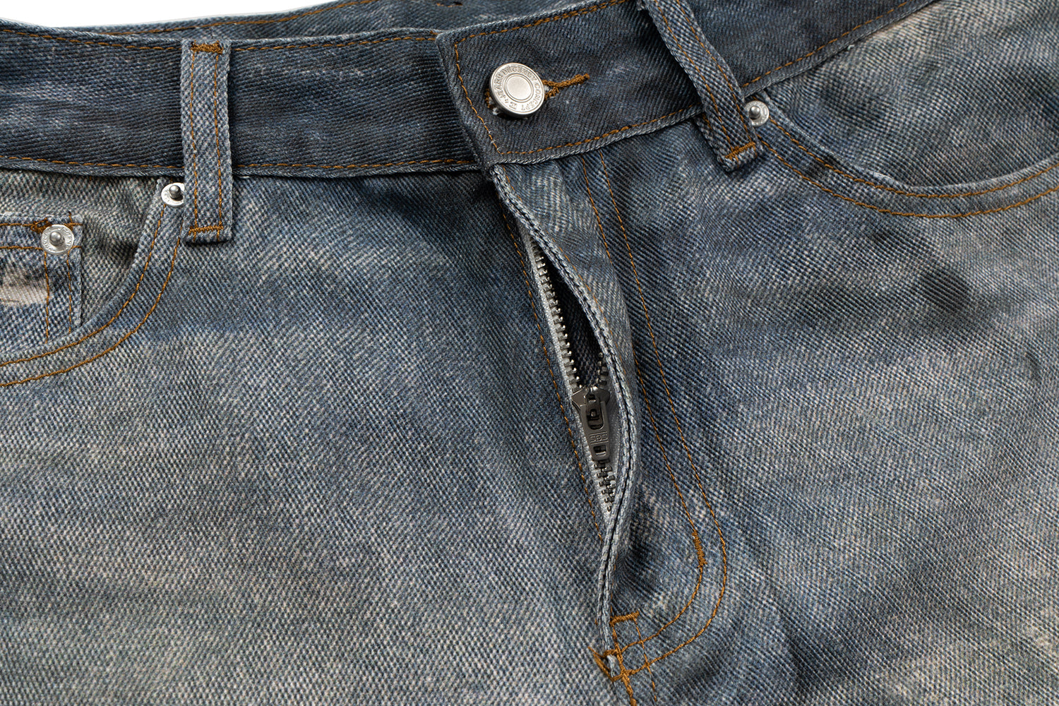 Snake Patch Destroyed | Distressed Jeans - Santo